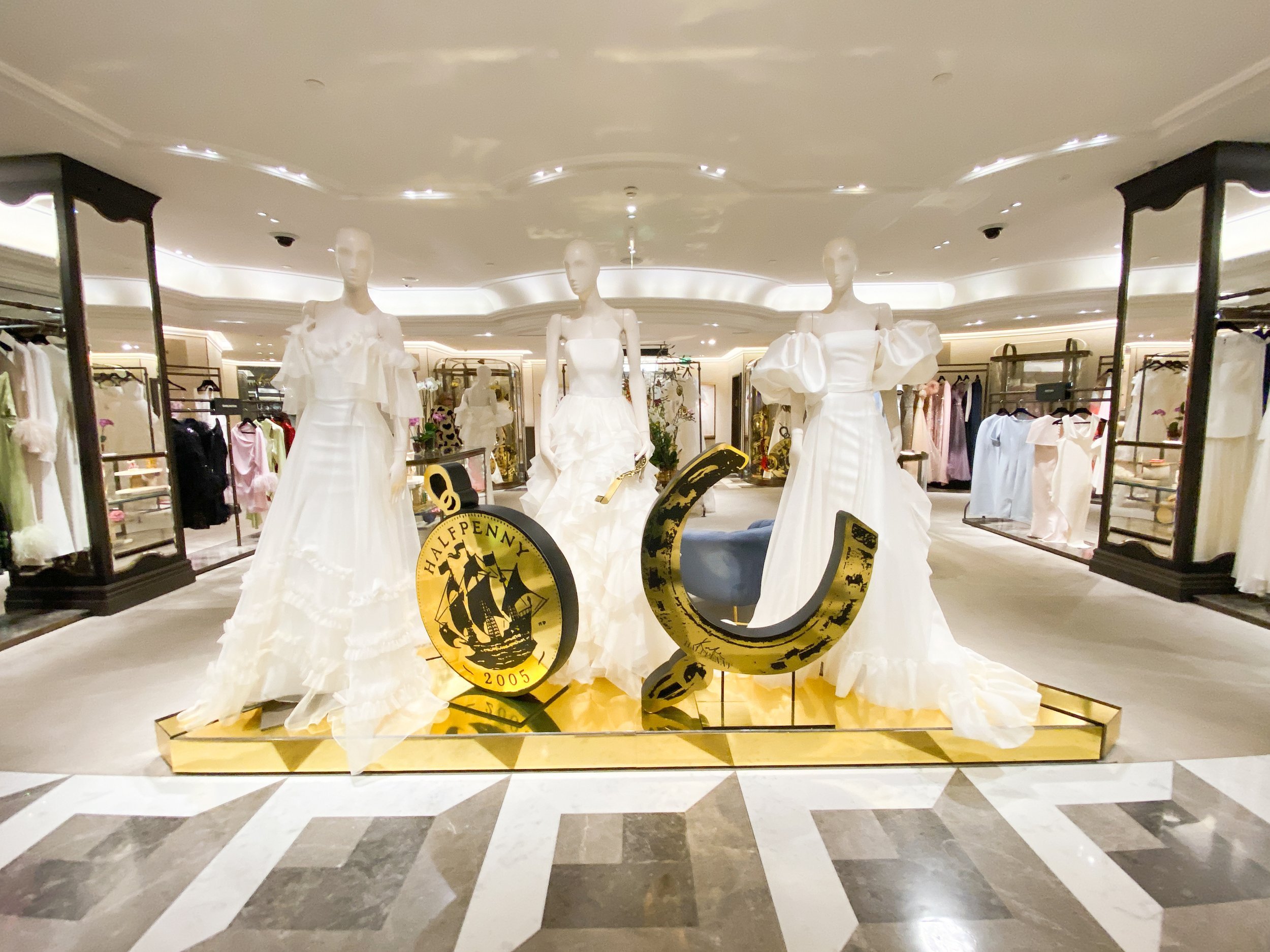 The Month of Love  Kate Halfpenny pop-up at Harrods — Halfpenny London  Wedding dresses and separates in London