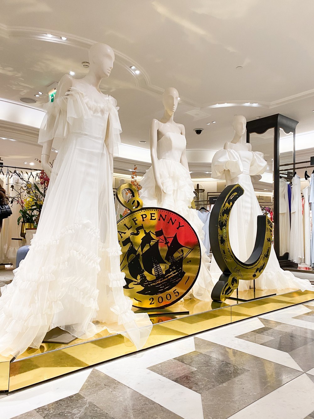 The Month of Love  Kate Halfpenny pop-up at Harrods — Halfpenny London  Wedding dresses and separates in London