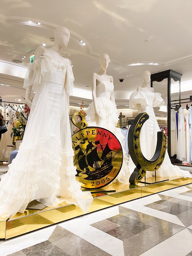 The Month of Love  Kate Halfpenny pop-up at Harrods — Halfpenny London  Wedding dresses and separates in London