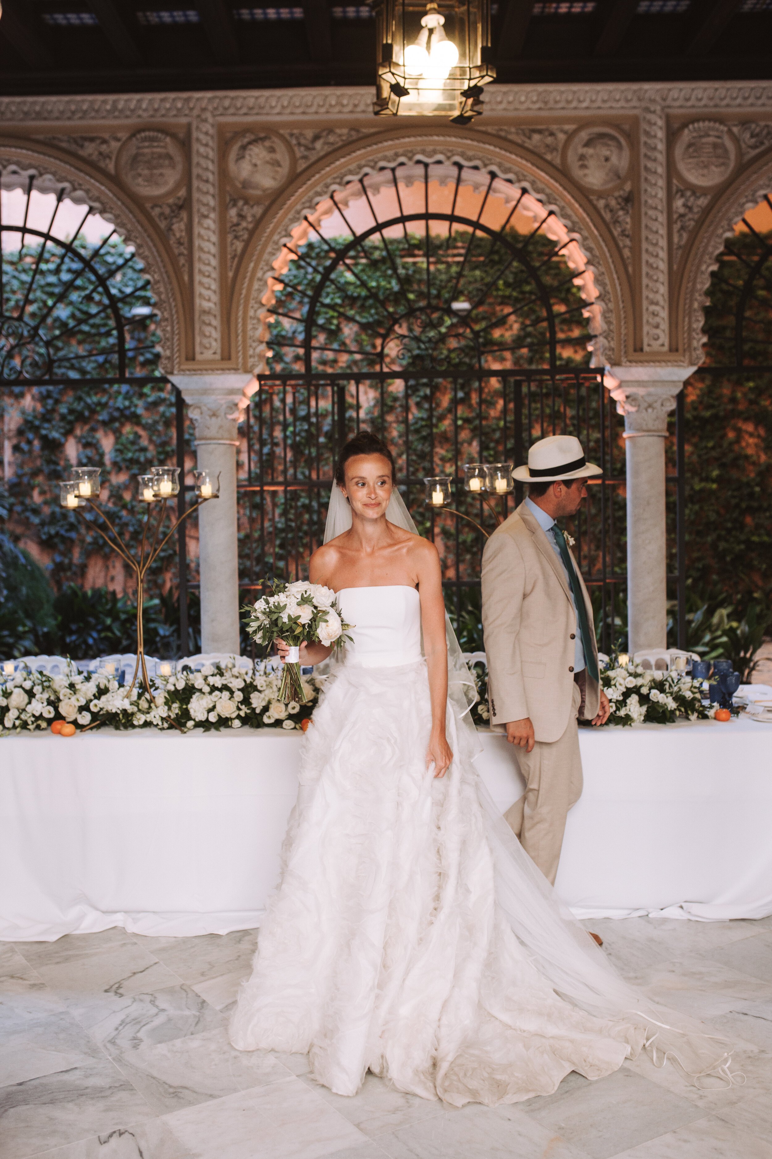 Beautiful bride Charlotte wore a wedding dress by Halfpenny London