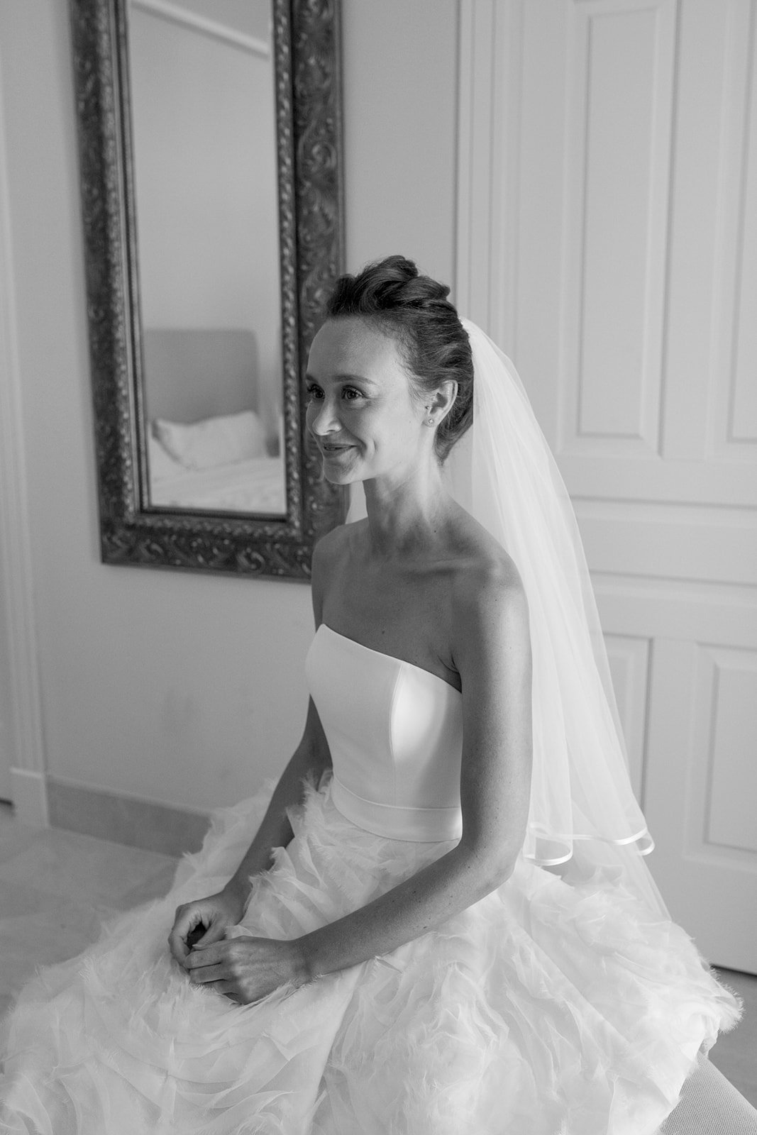 Beautiful bride Charlotte wore a wedding dress by Halfpenny London