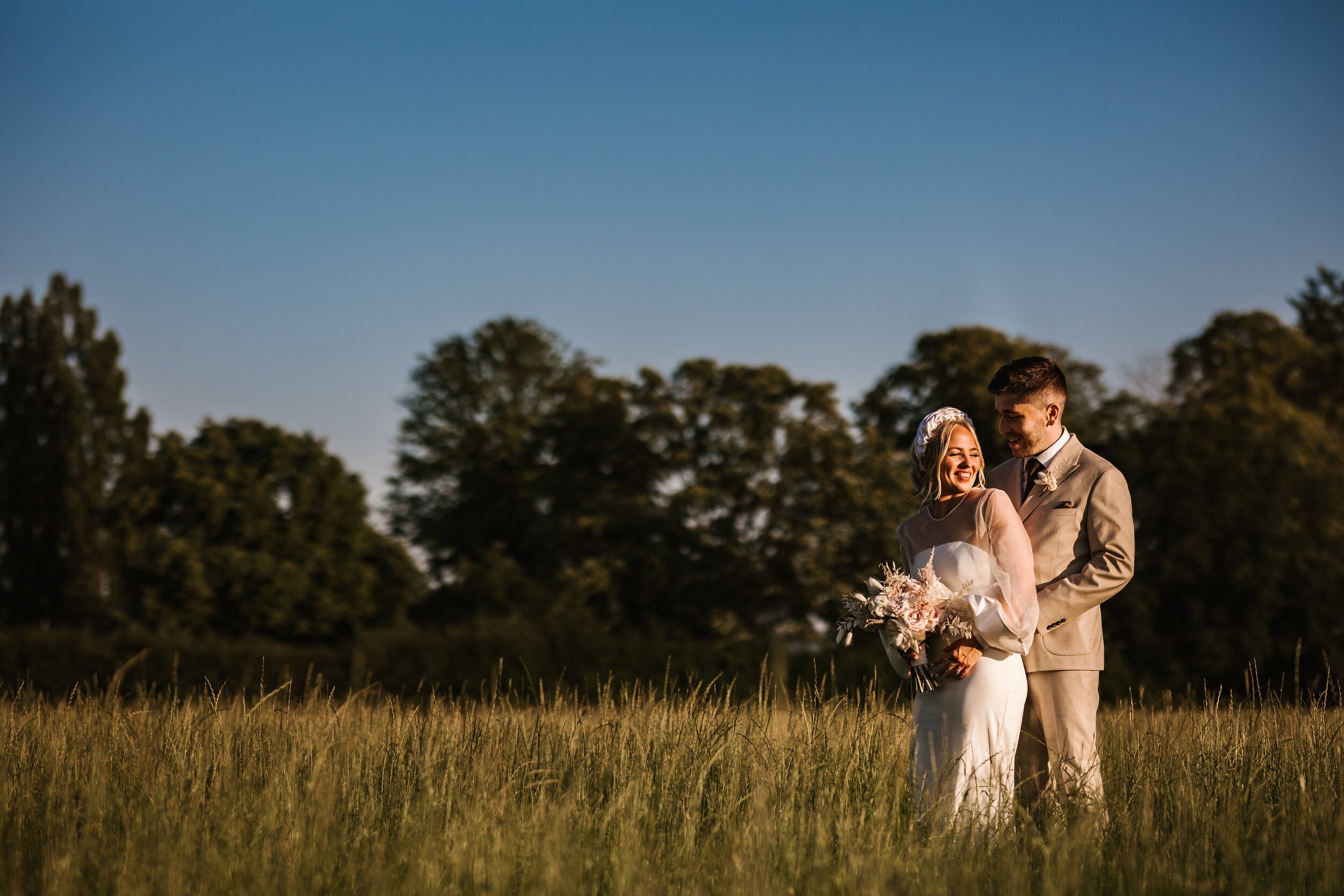 Beautiful bride Charlotte wore a wedding dress by Halfpenny London