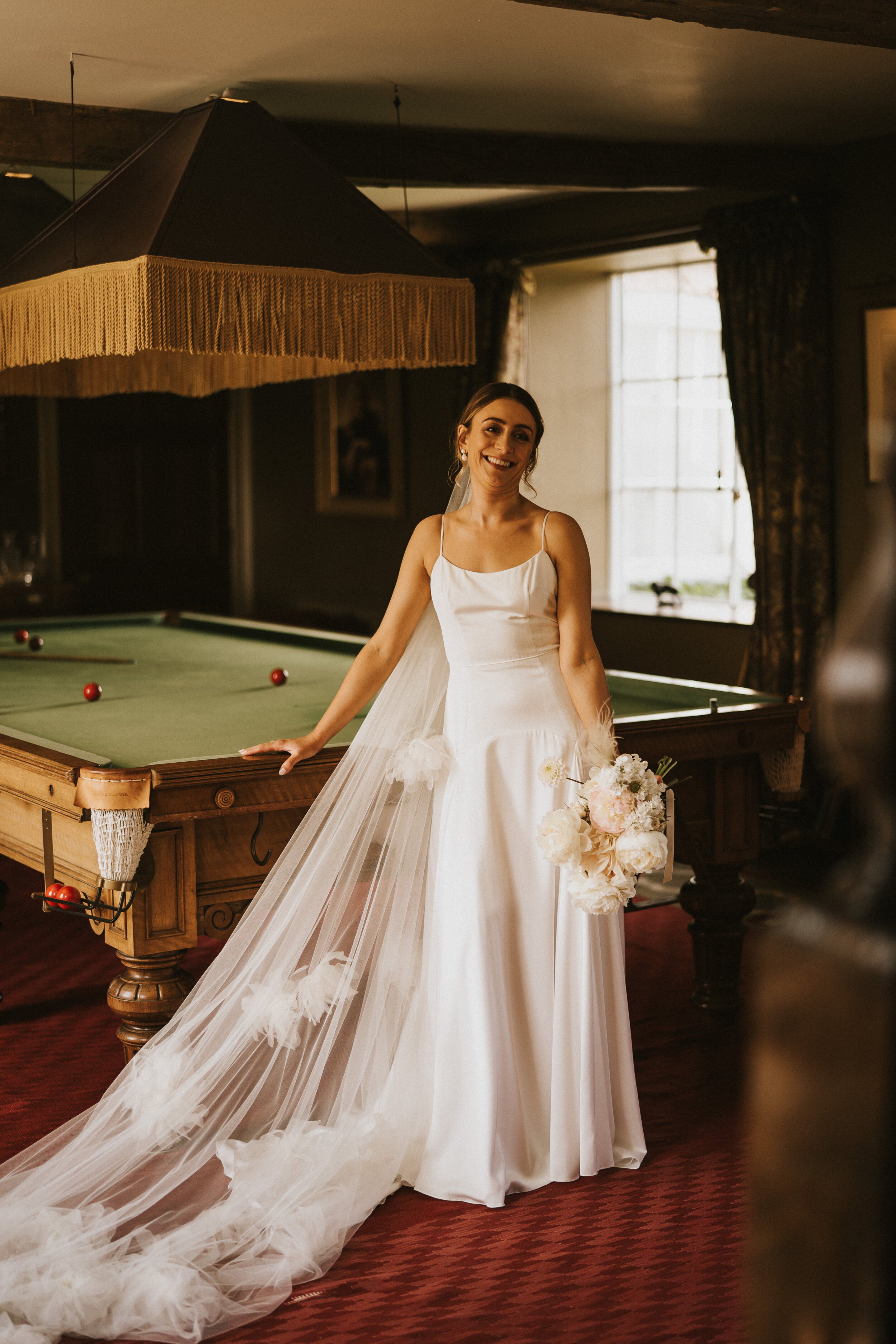 Beautiful bride Lauren wore a wedding dress by Halfpenny London