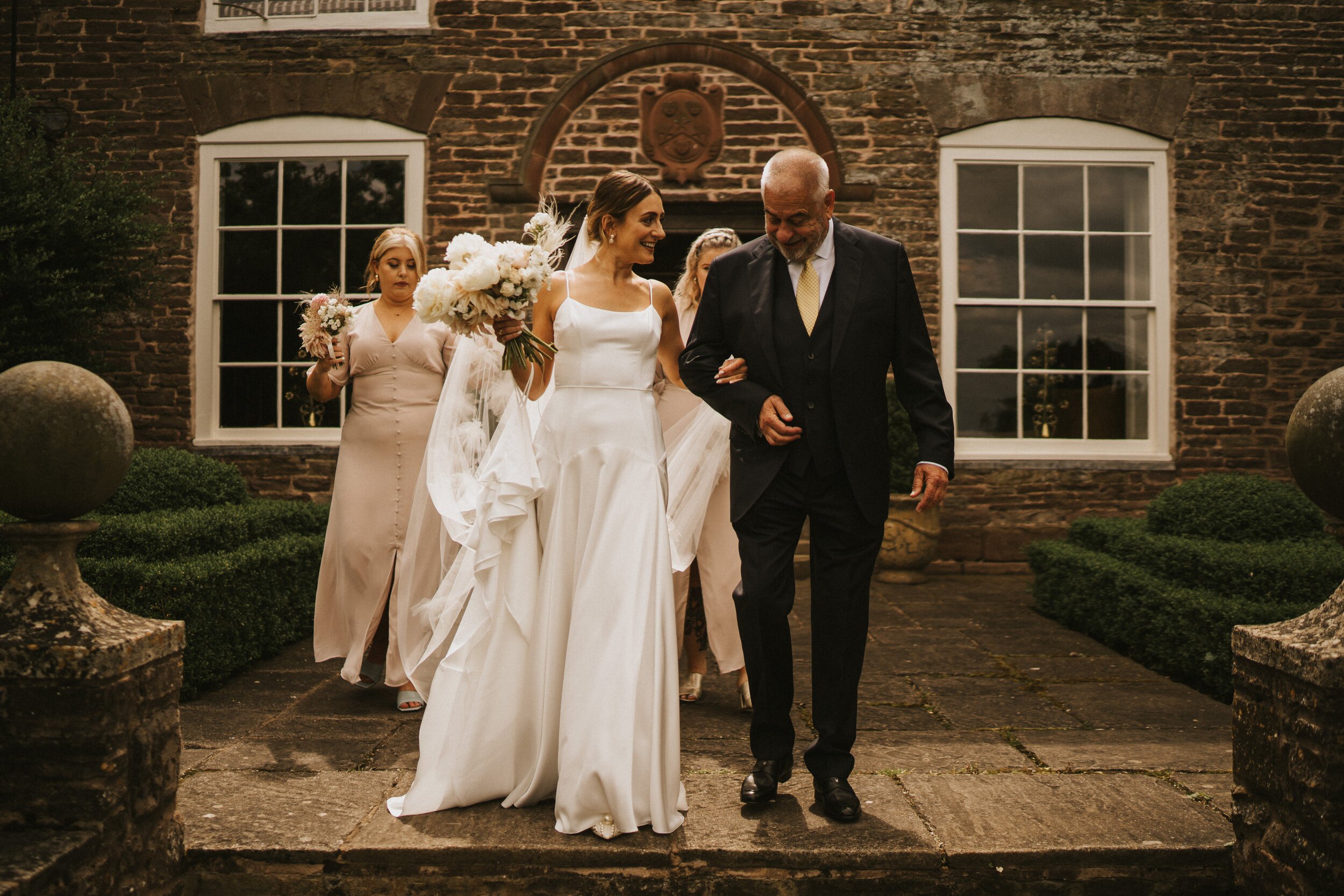 Beautiful bride Lauren wore a wedding dress by Halfpenny London