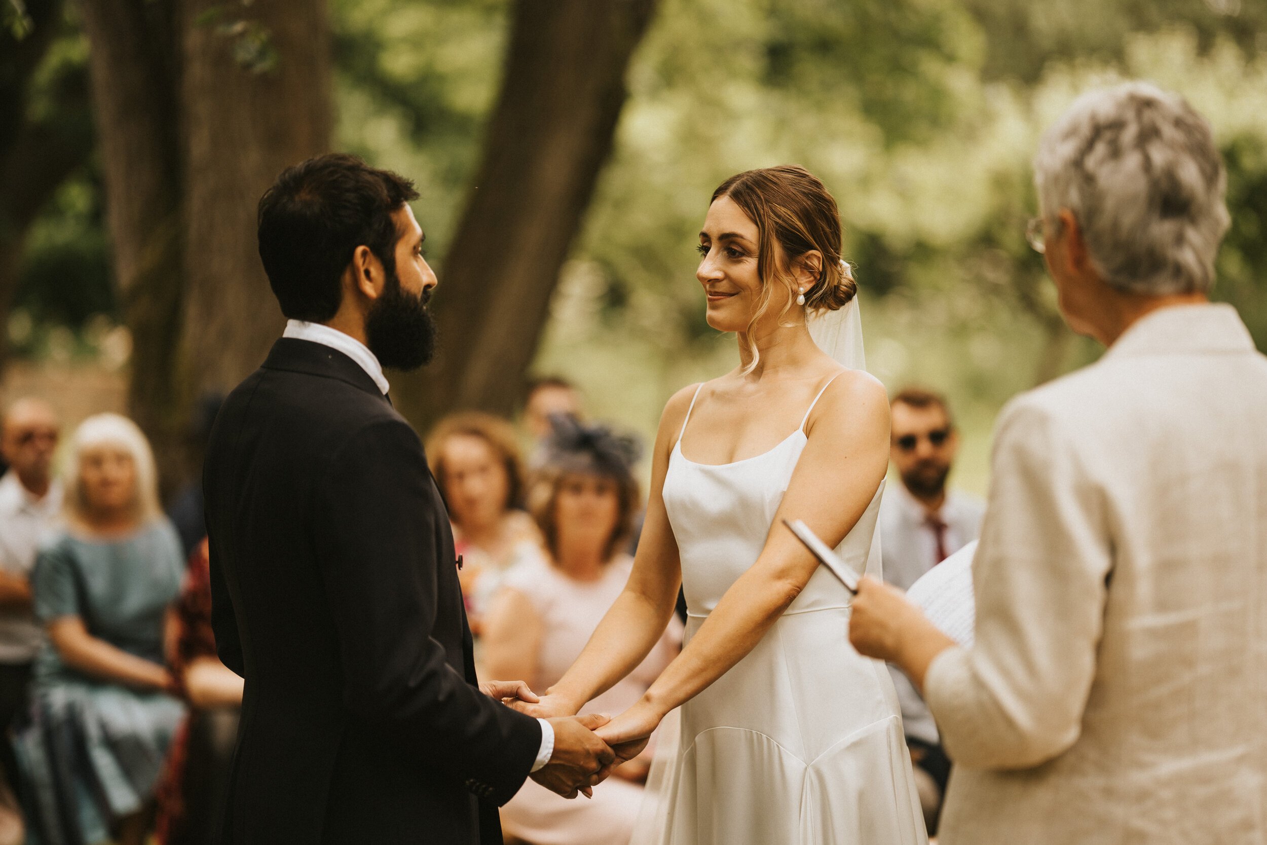 Beautiful bride Lauren wore a wedding dress by Halfpenny London