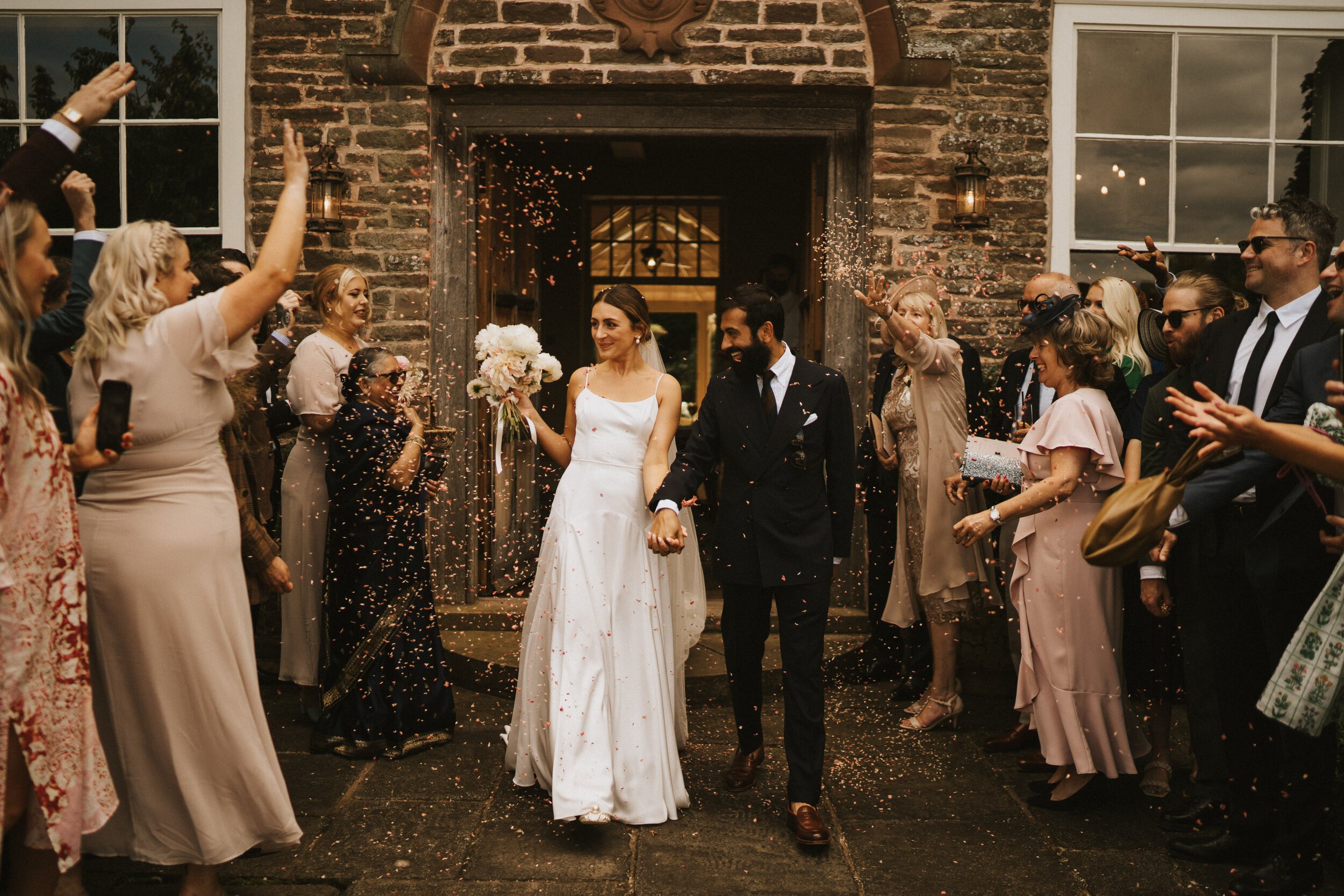 Beautiful bride Lauren wore a wedding dress by Halfpenny London