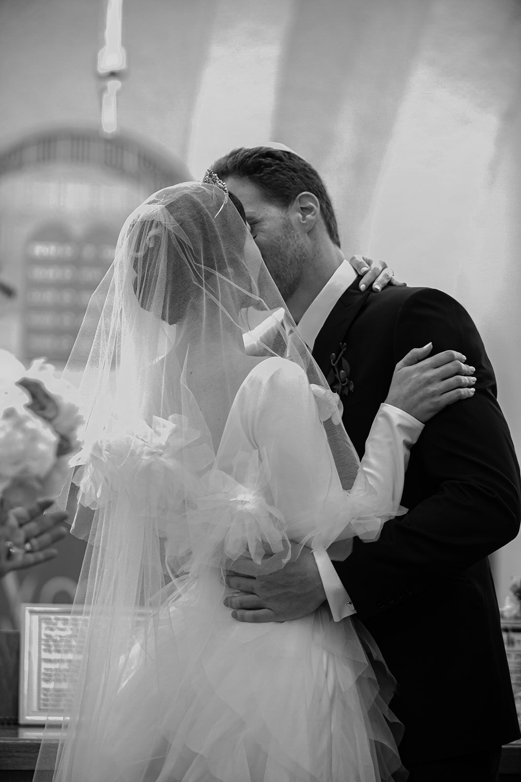 Beautiful bride Adi wore the Riri skirt by Halfpenny London | Wedding dress