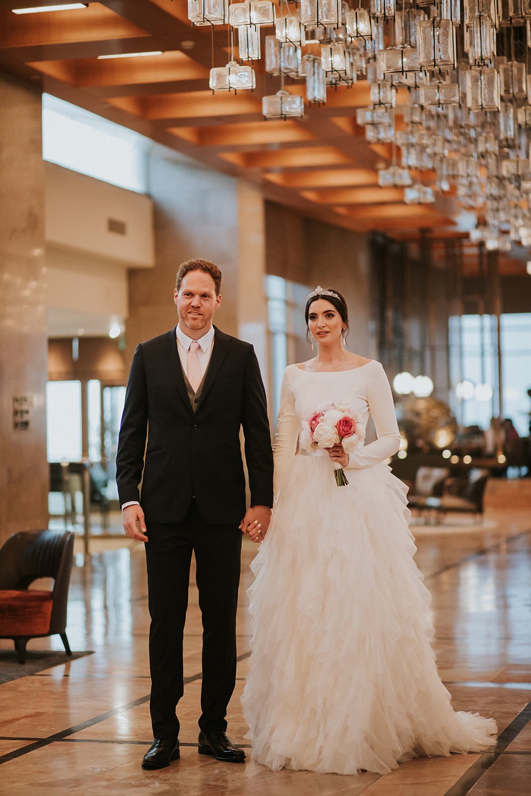 Beautiful bride Adi wore the Riri skirt by Halfpenny London | Wedding dress