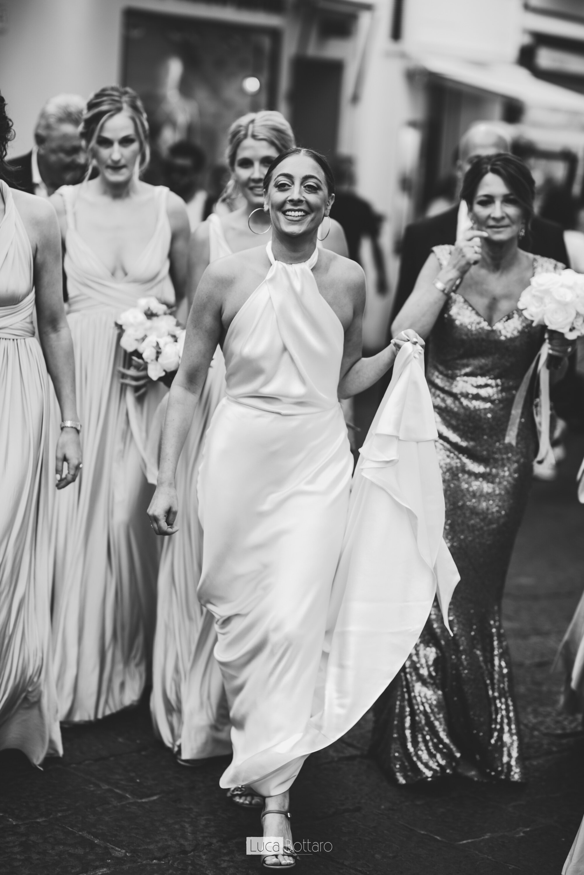 Beautiful bride Sam wore the Cheryl wedding dress by Halfpenny London