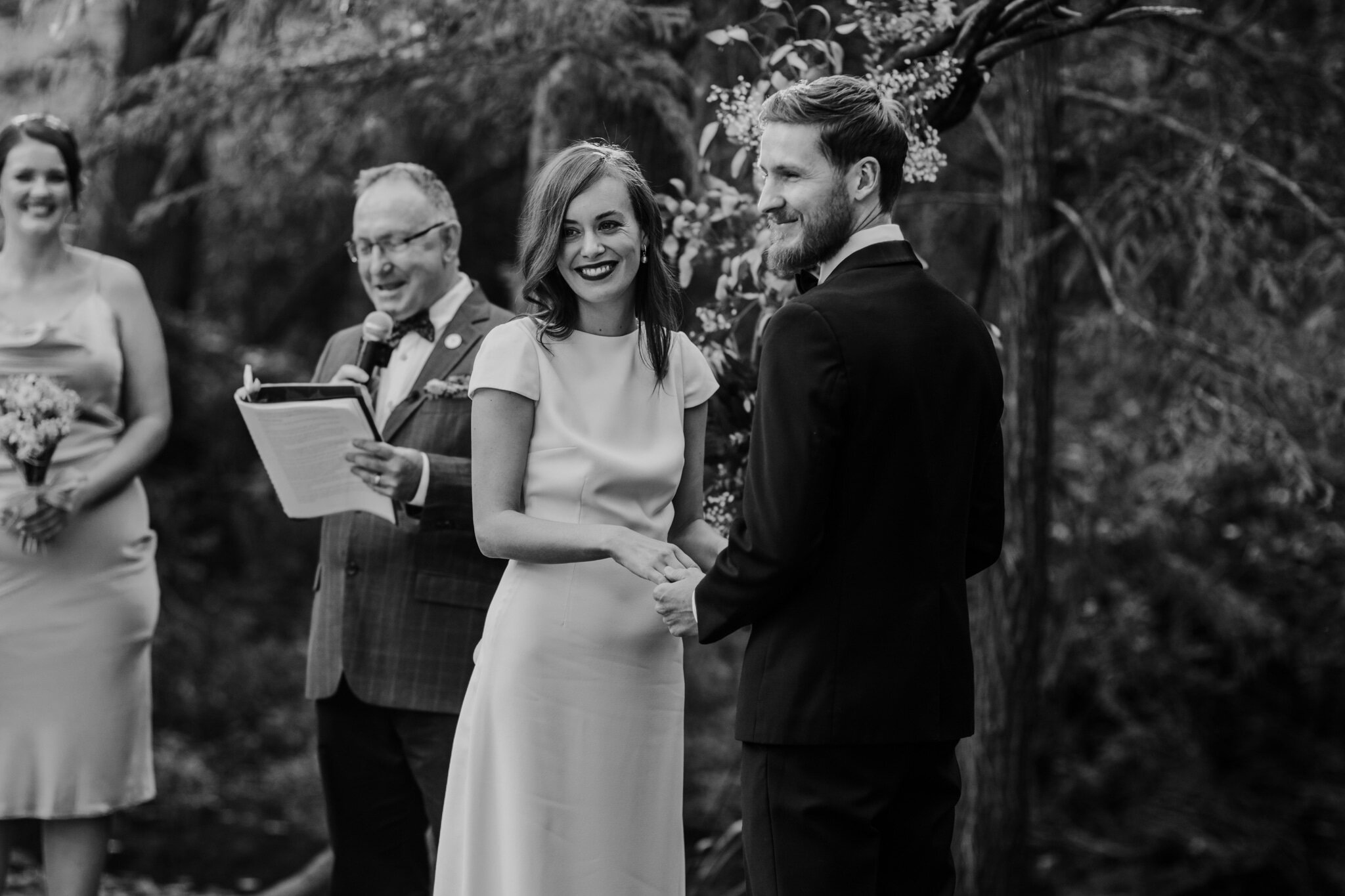 Beautiful bride Fiona wore a wedding dress by Halfpenny London