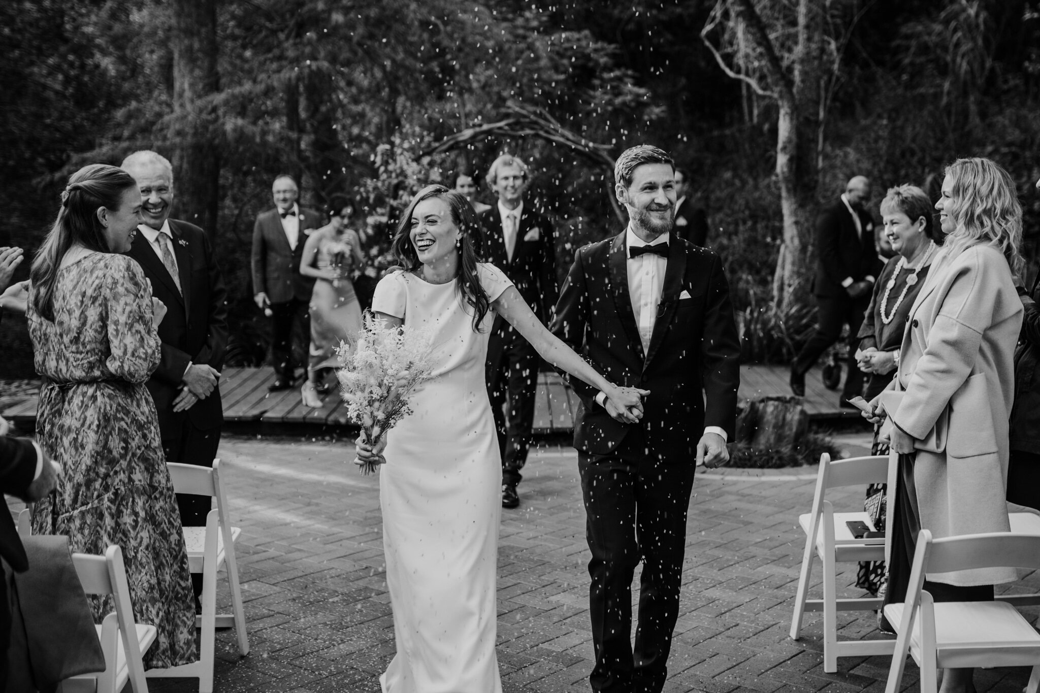 Beautiful bride Fiona wore a wedding dress by Halfpenny London