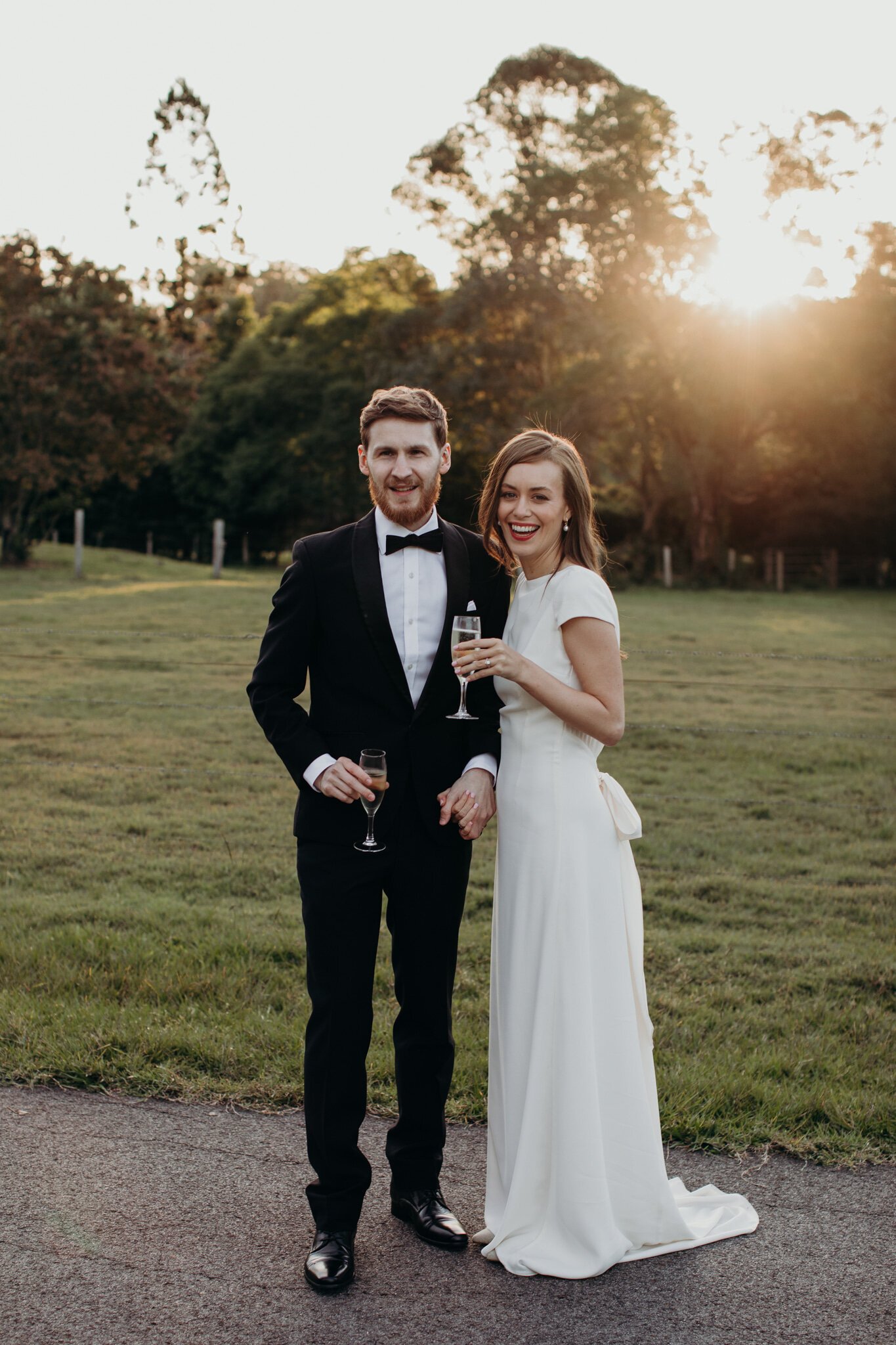 Beautiful bride Fiona wore a wedding dress by Halfpenny London