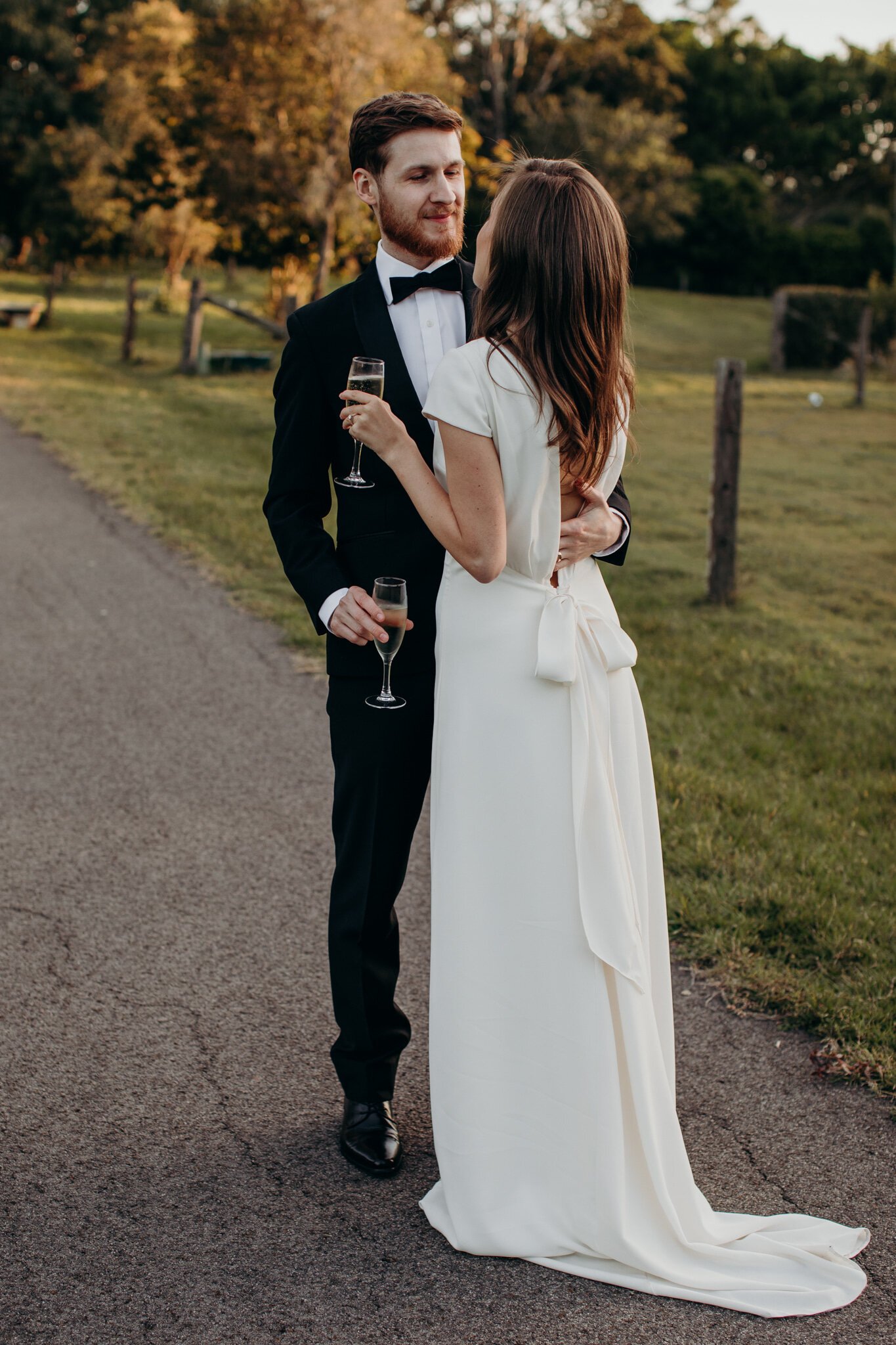 Beautiful bride Fiona wore a wedding dress by Halfpenny London