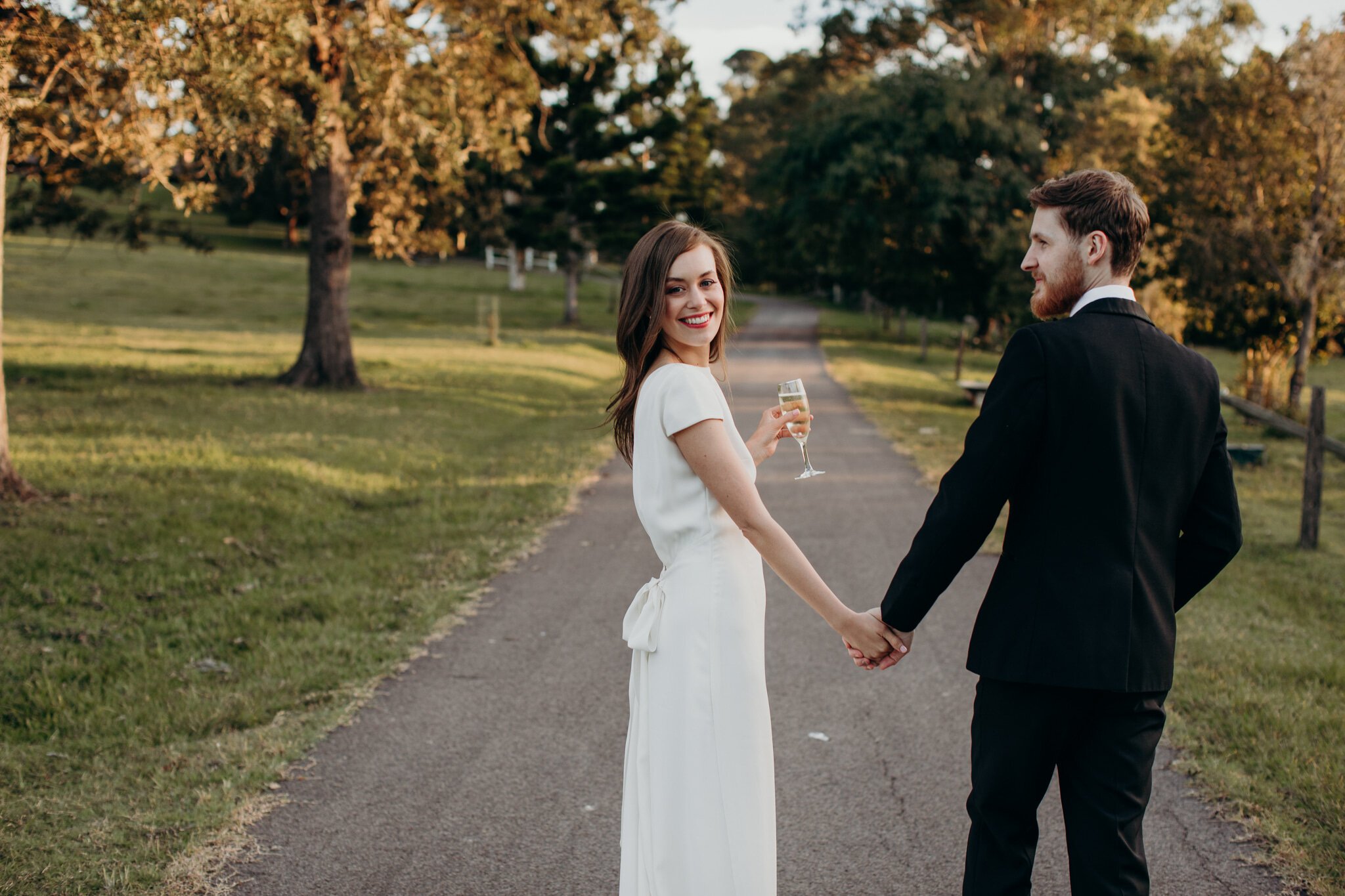 Beautiful bride Fiona wore a wedding dress by Halfpenny London