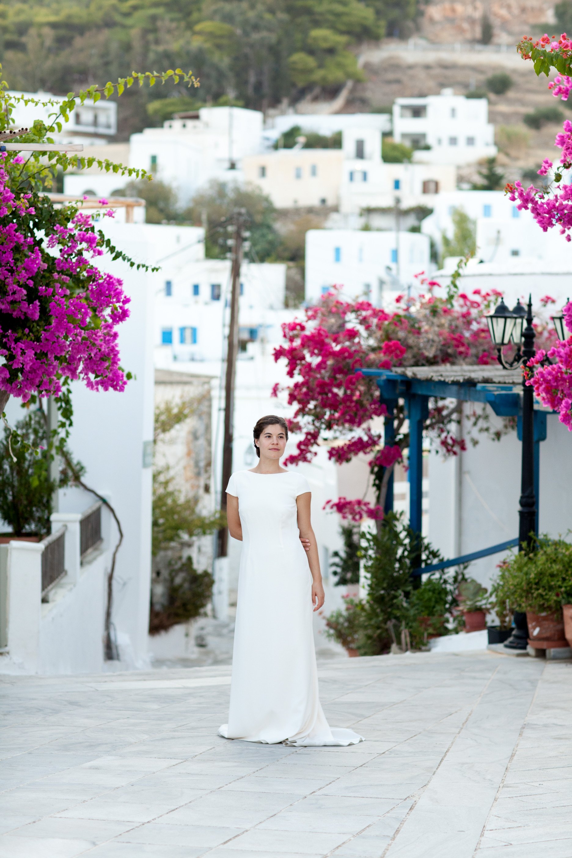 Beautiful bride Katherine wore a wedding dress by Halfpenny London