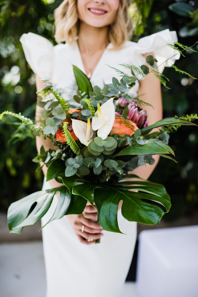 Beautiful bride Emily wore a wedding dress by Halfpenny London