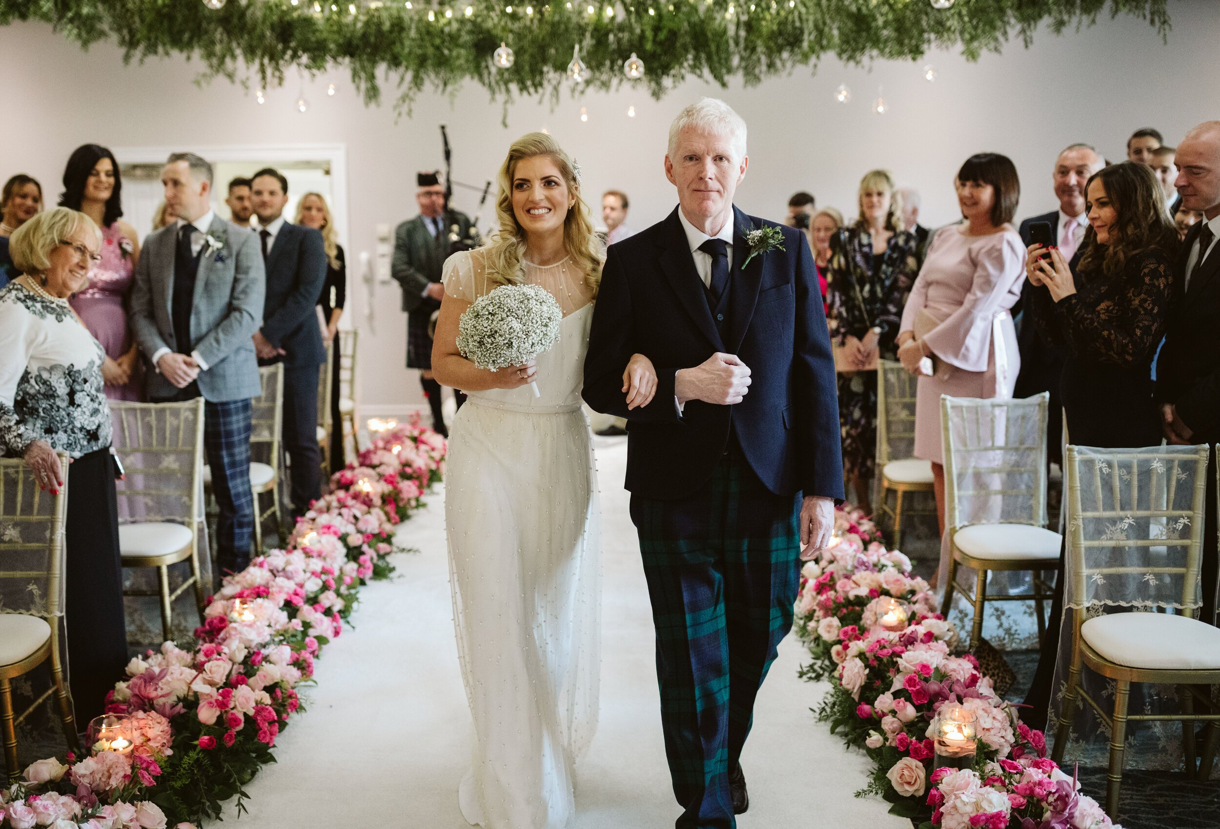 Beautiful bride Jo wore a wedding dress by Halfpenny London