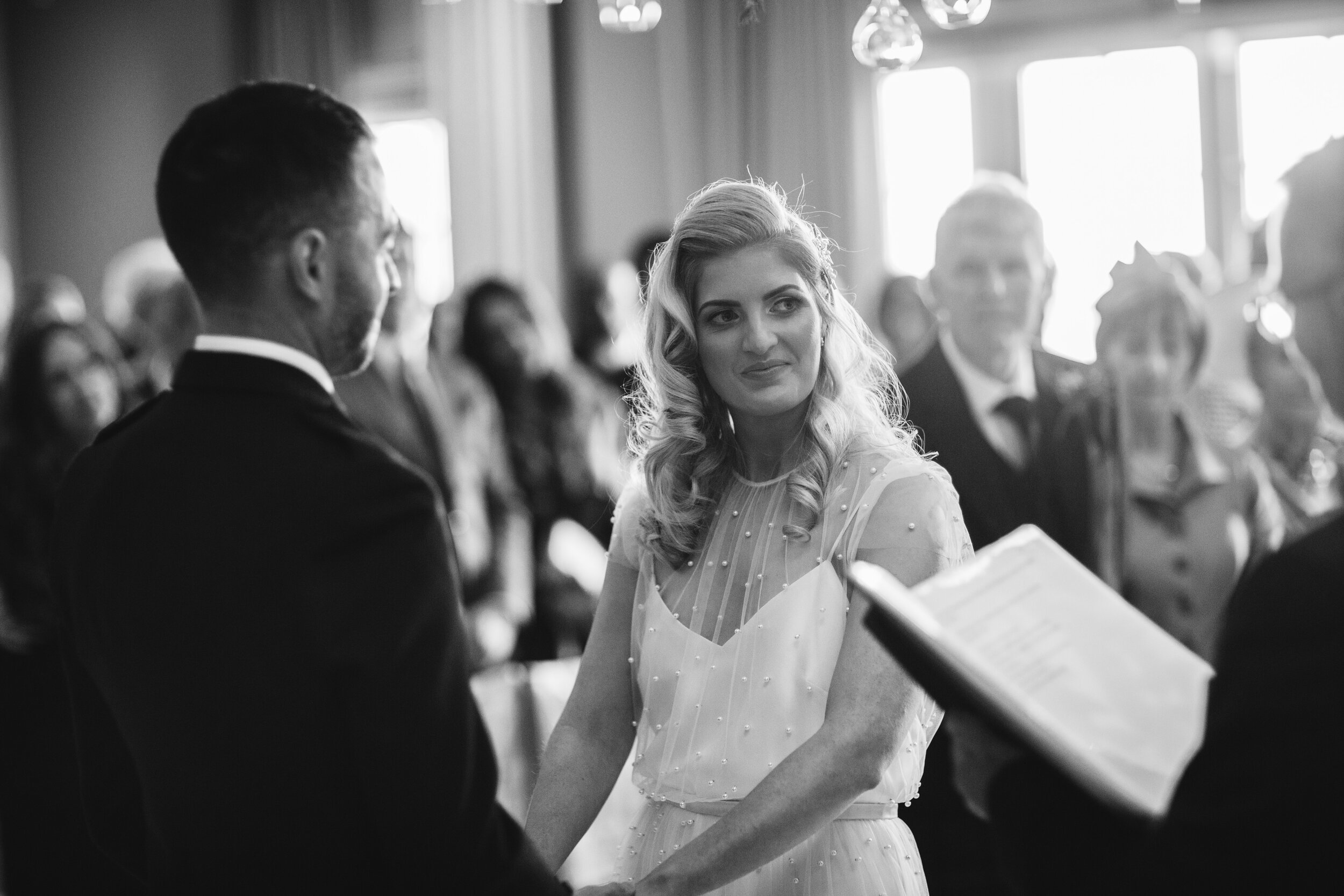 Beautiful bride Jo wore a wedding dress by Halfpenny London