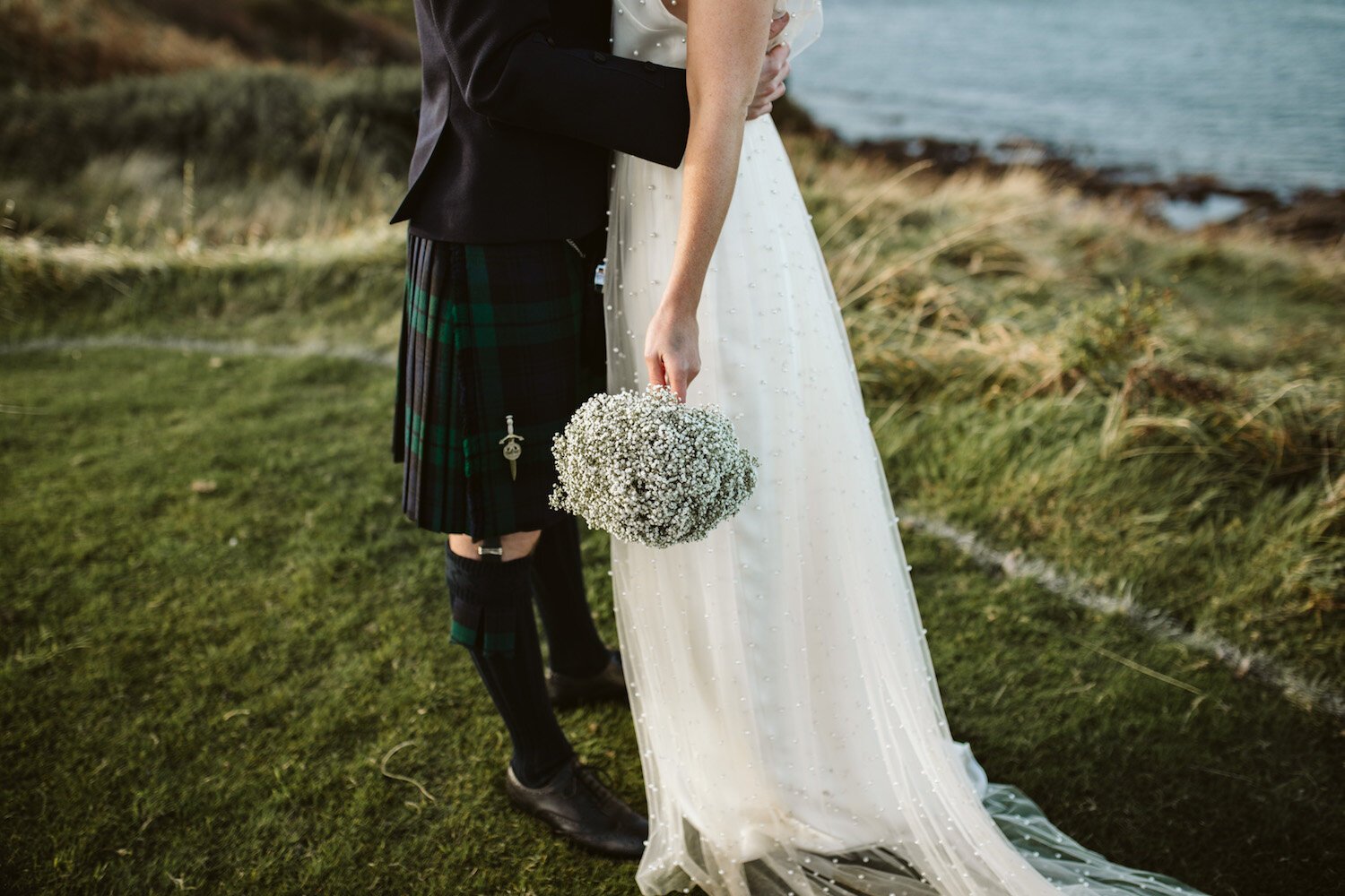 Beautiful bride Jo wore a wedding dress by Halfpenny London