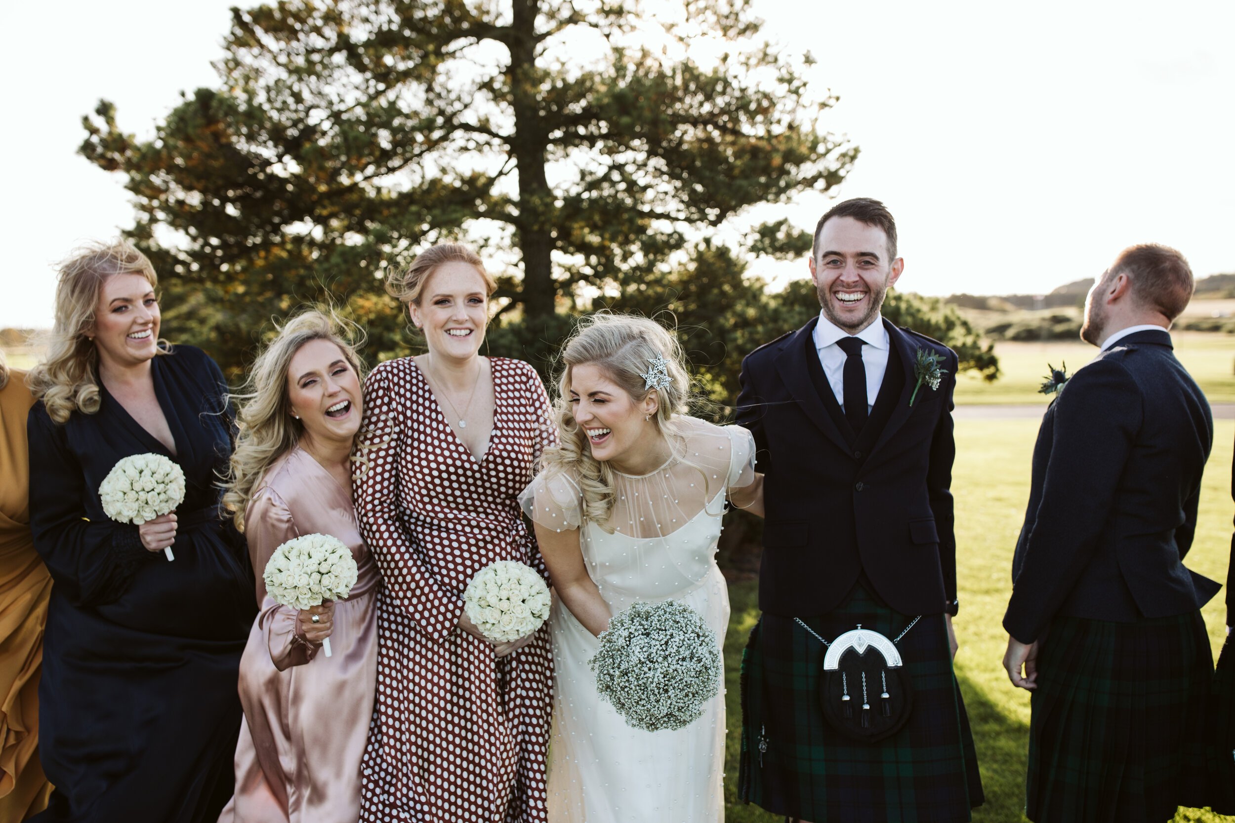 Beautiful bride Jo wore a wedding dress by Halfpenny London