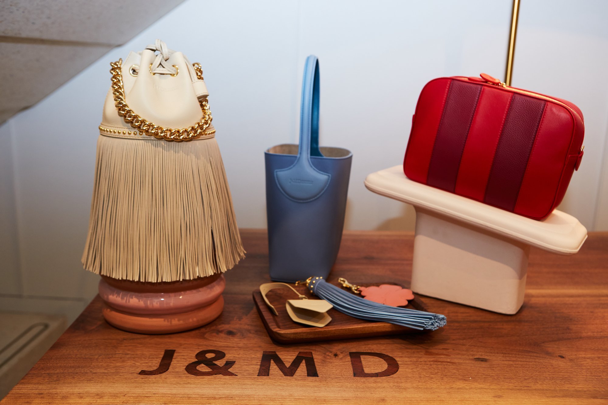 A wonderful event at the J&amp;amp;M Davidson store in London to celebrate the launch of the bag collaboration with Halfpenny London