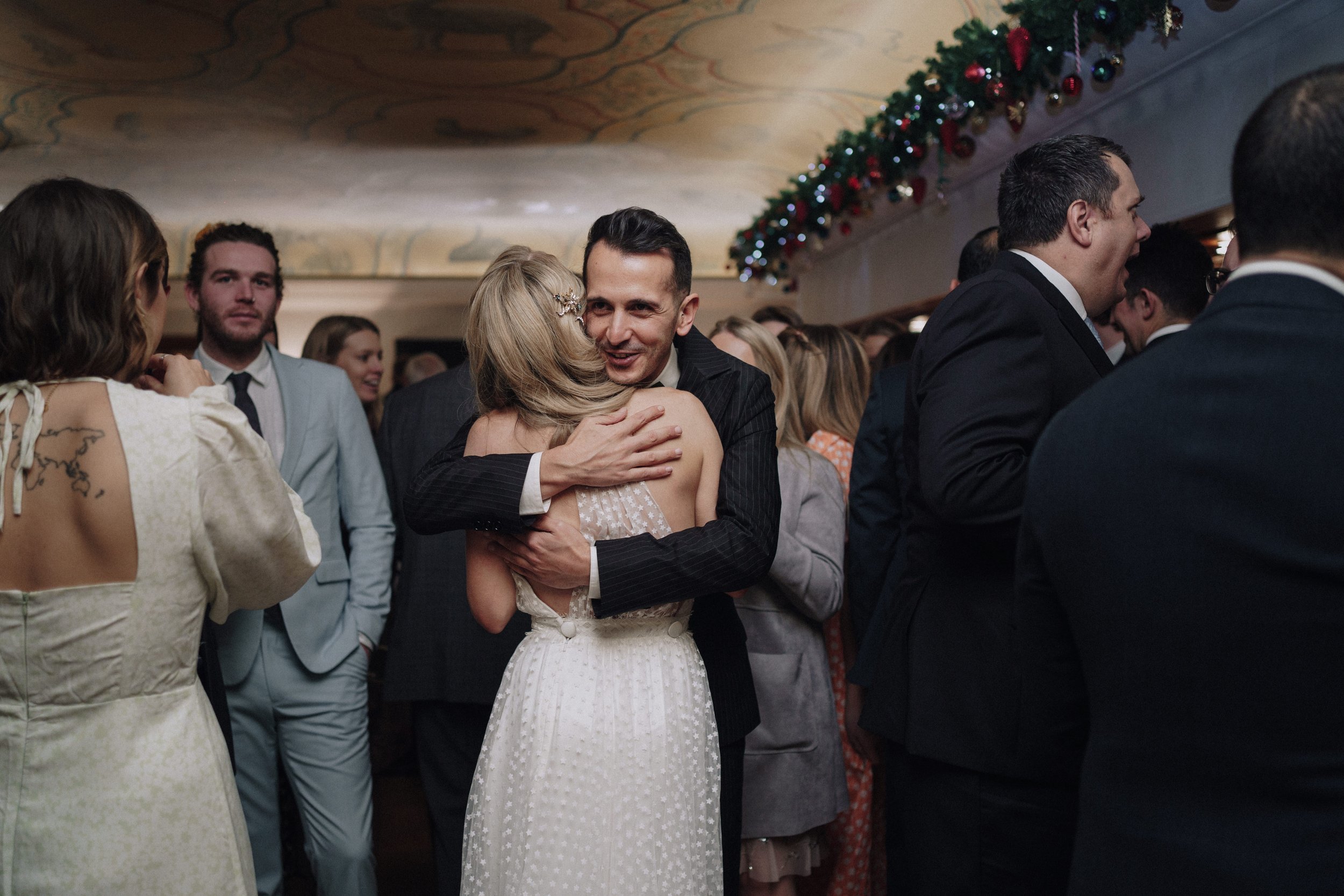 Beautiful bride Hannah wears Lucas Dress and Oliver Corset with the Riri Skirt by British bridal designer Kate Halfpenny