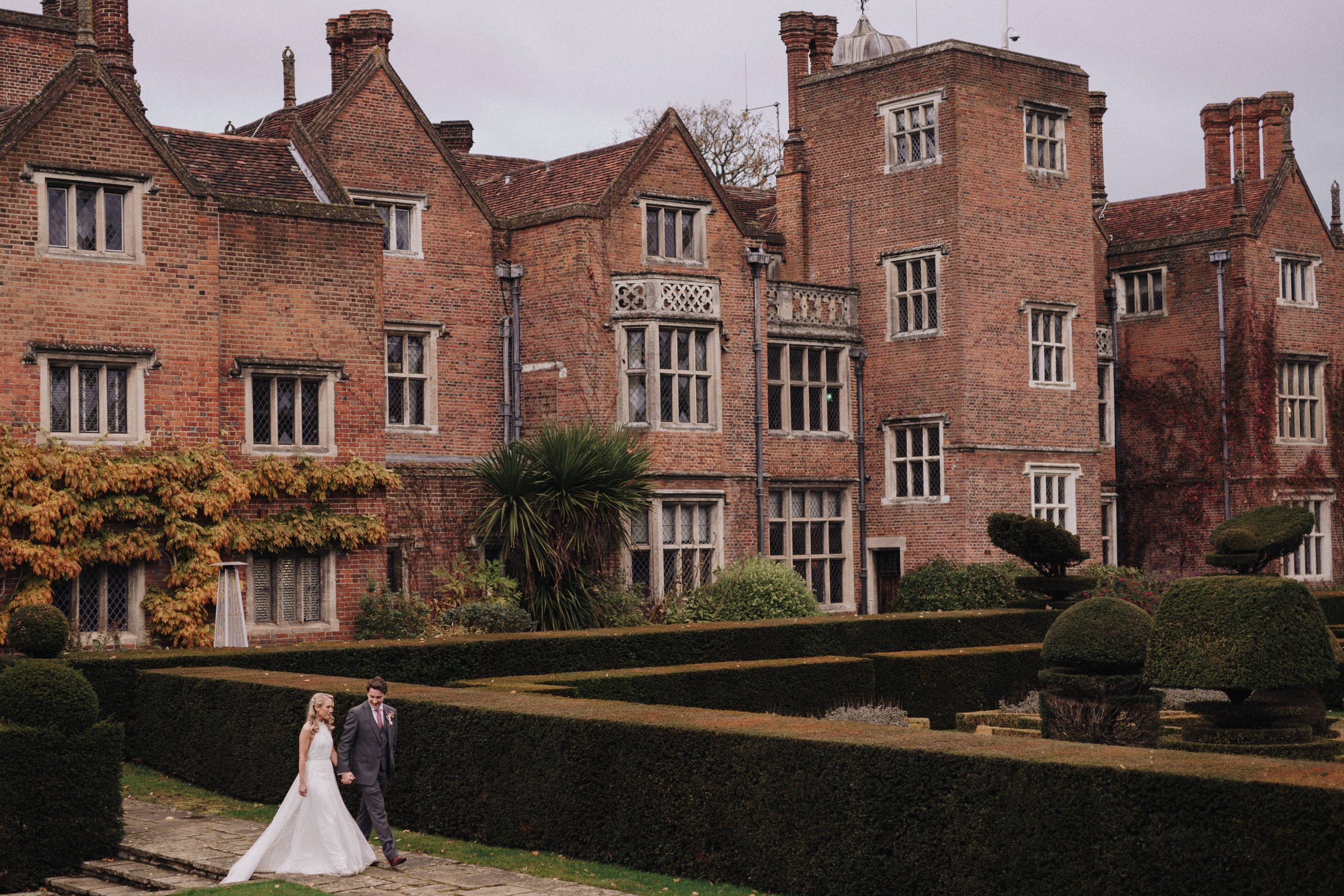 Beautiful bride Hannah wears Lucas Dress and Oliver Corset with the Riri Skirt by British bridal designer Kate Halfpenny