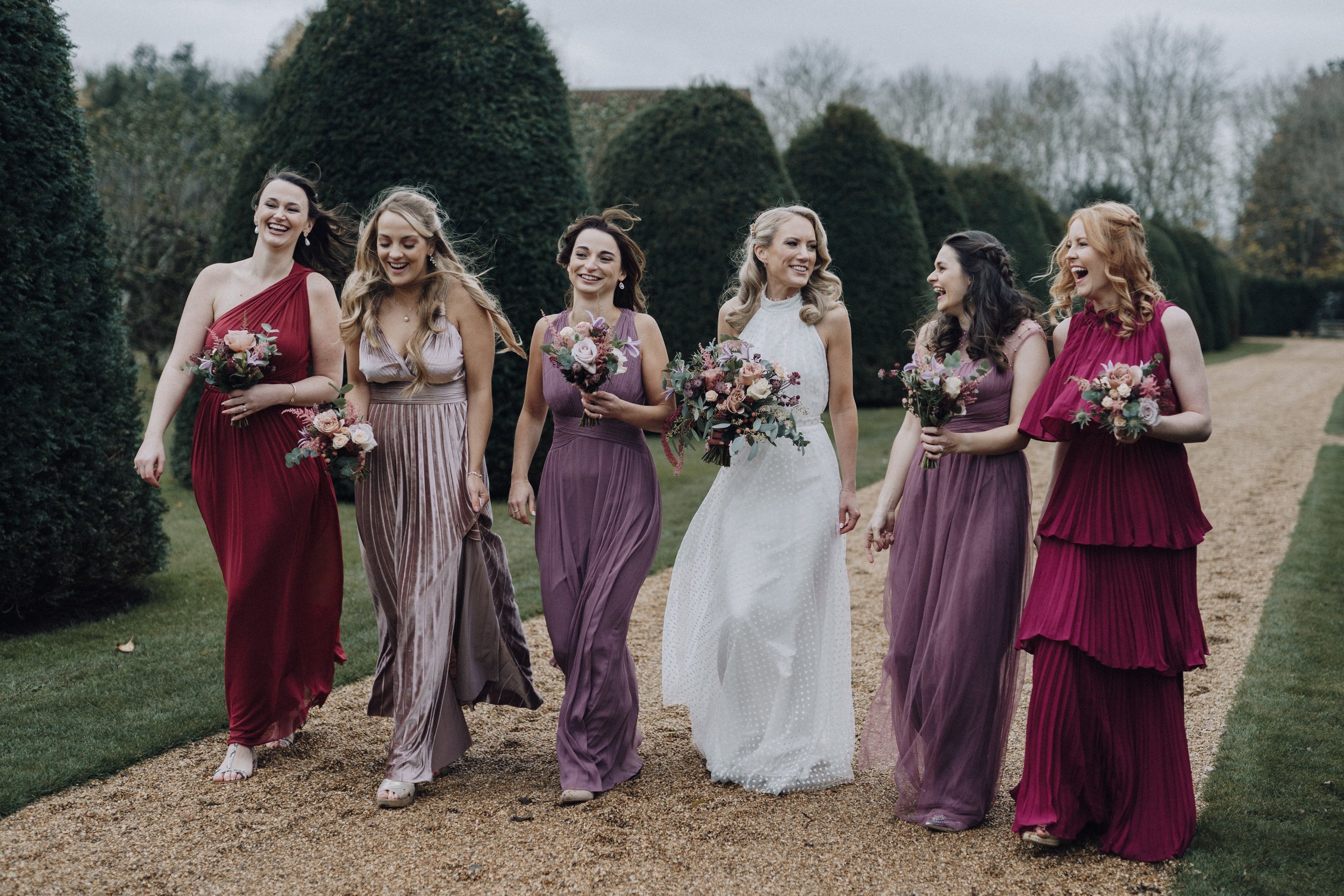 Beautiful bride Hannah wears Lucas Dress and Oliver Corset with the Riri Skirt by British bridal designer Kate Halfpenny