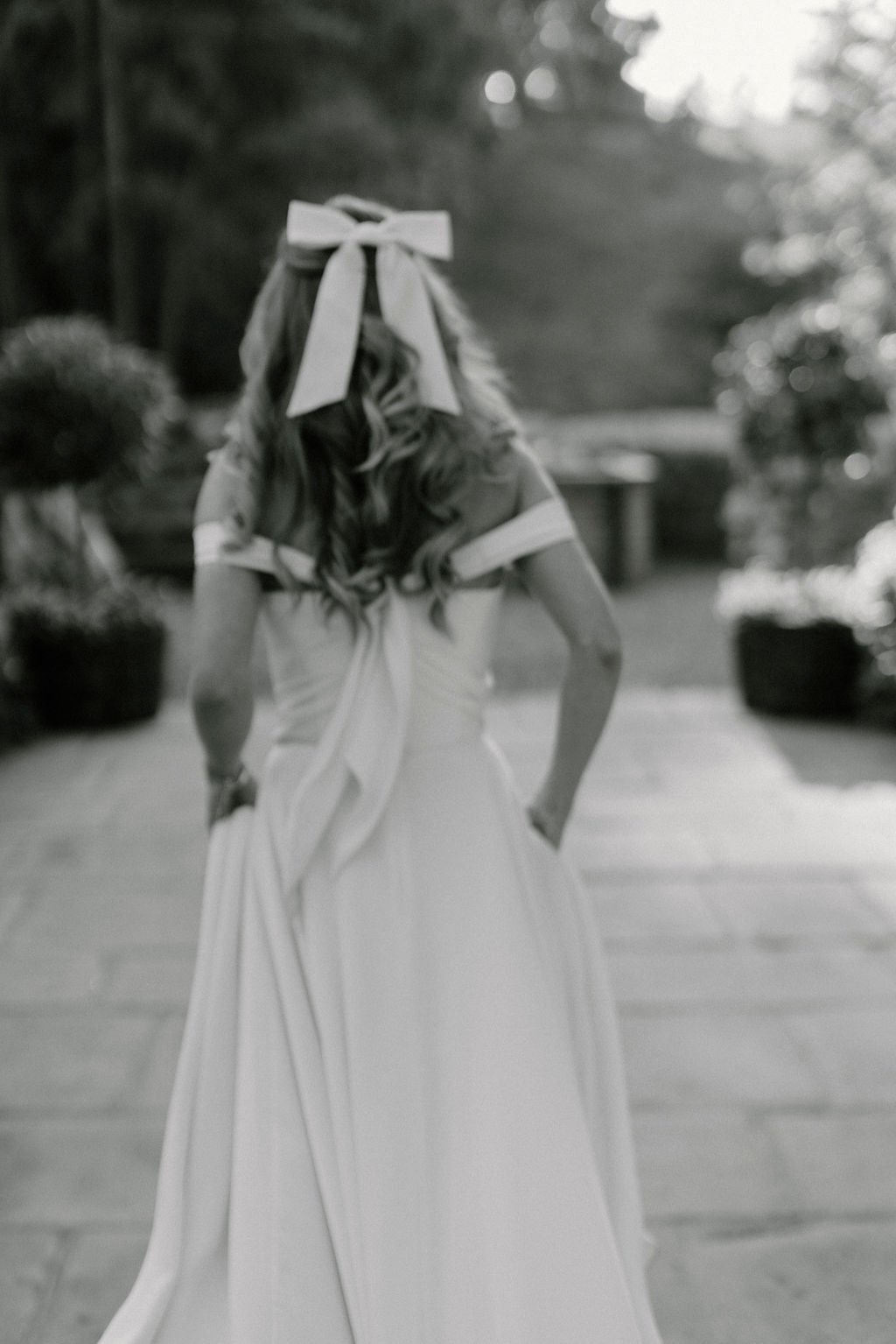 Beautiful bride Clare wears the Charlotte dress by Halfpenny London