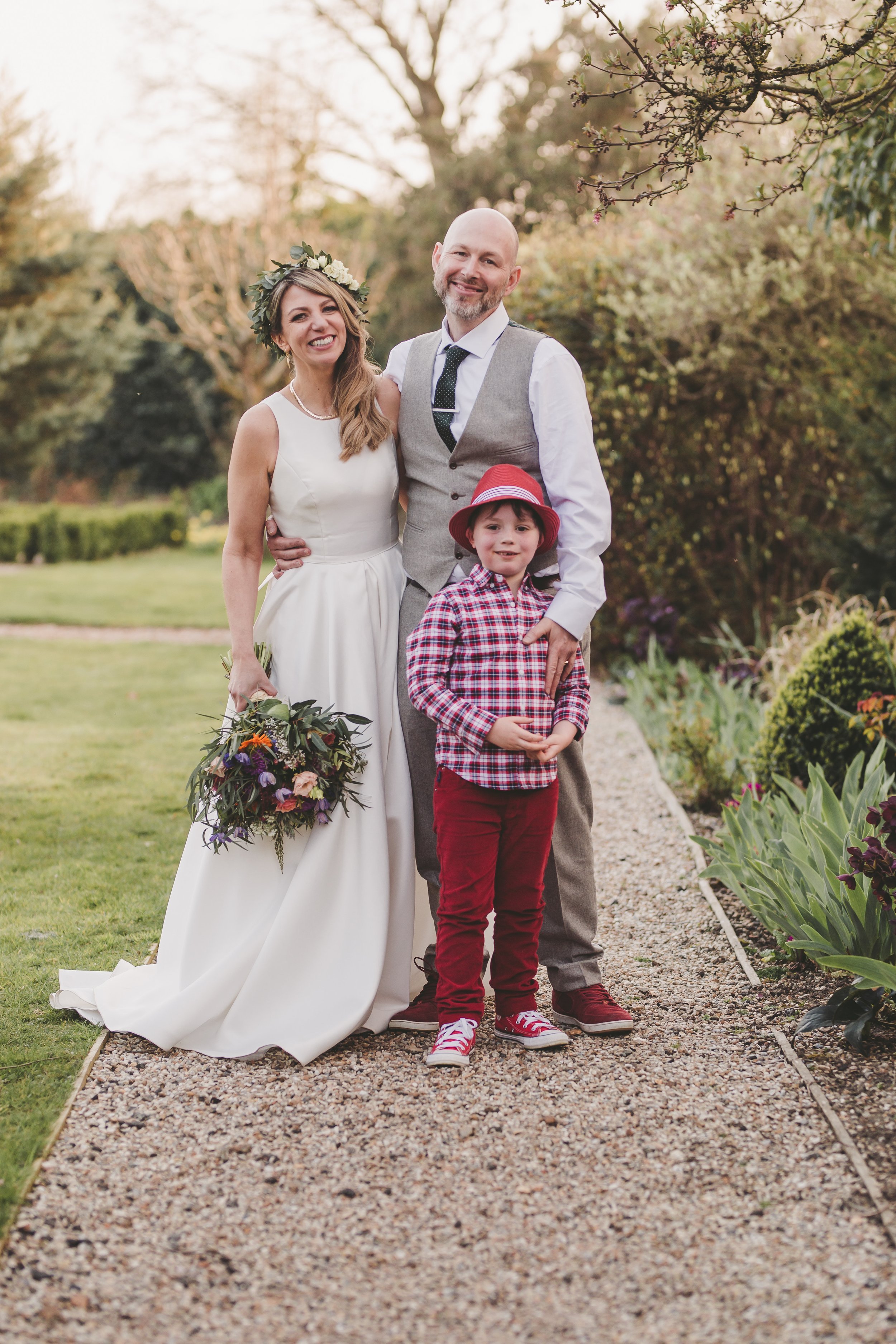 Beautiful bride Joscelin wears the Oak dress by Halfpenny London