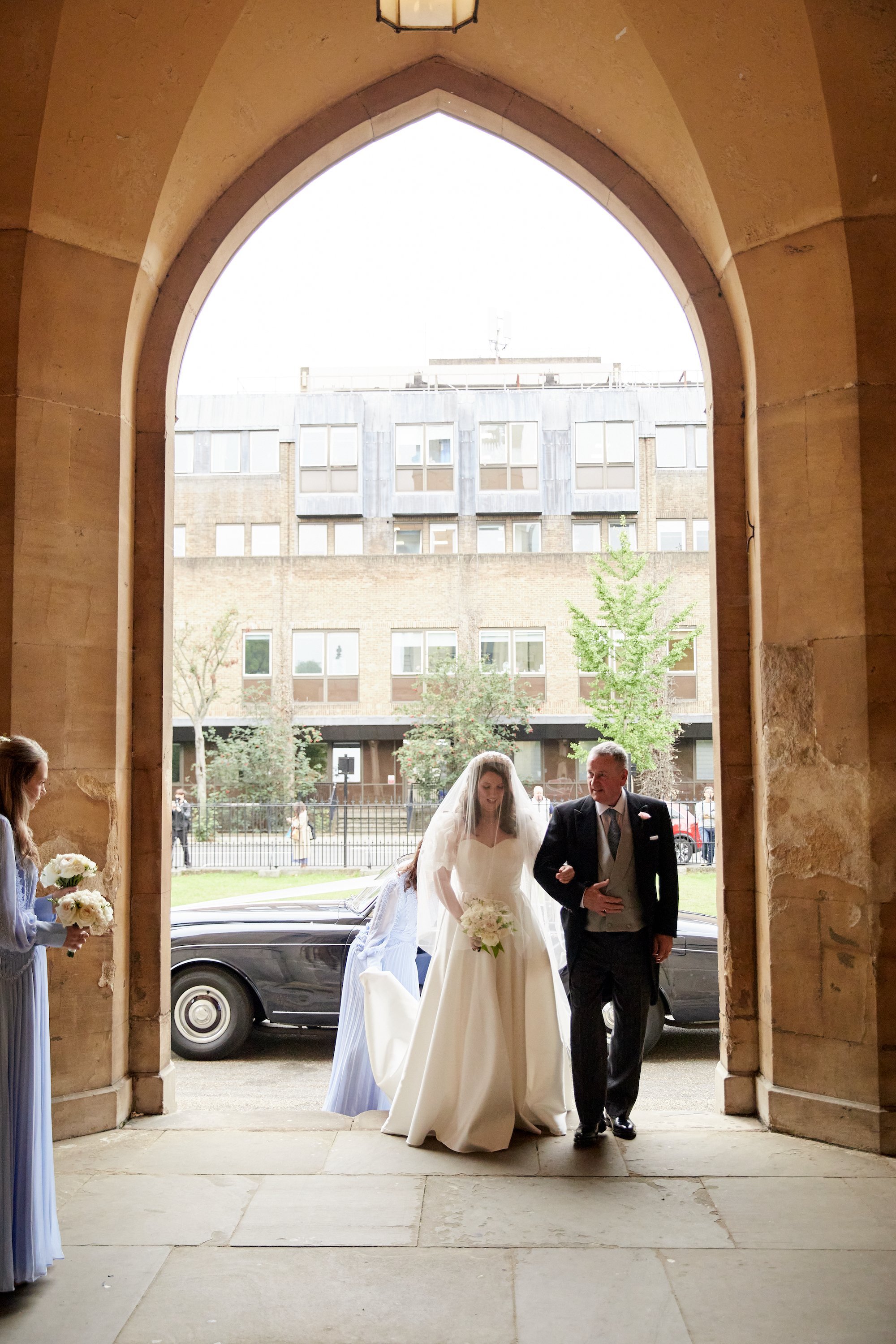 Beautiful bride Hannah wears the Ellie skirt and Boston top from Halfpenny London