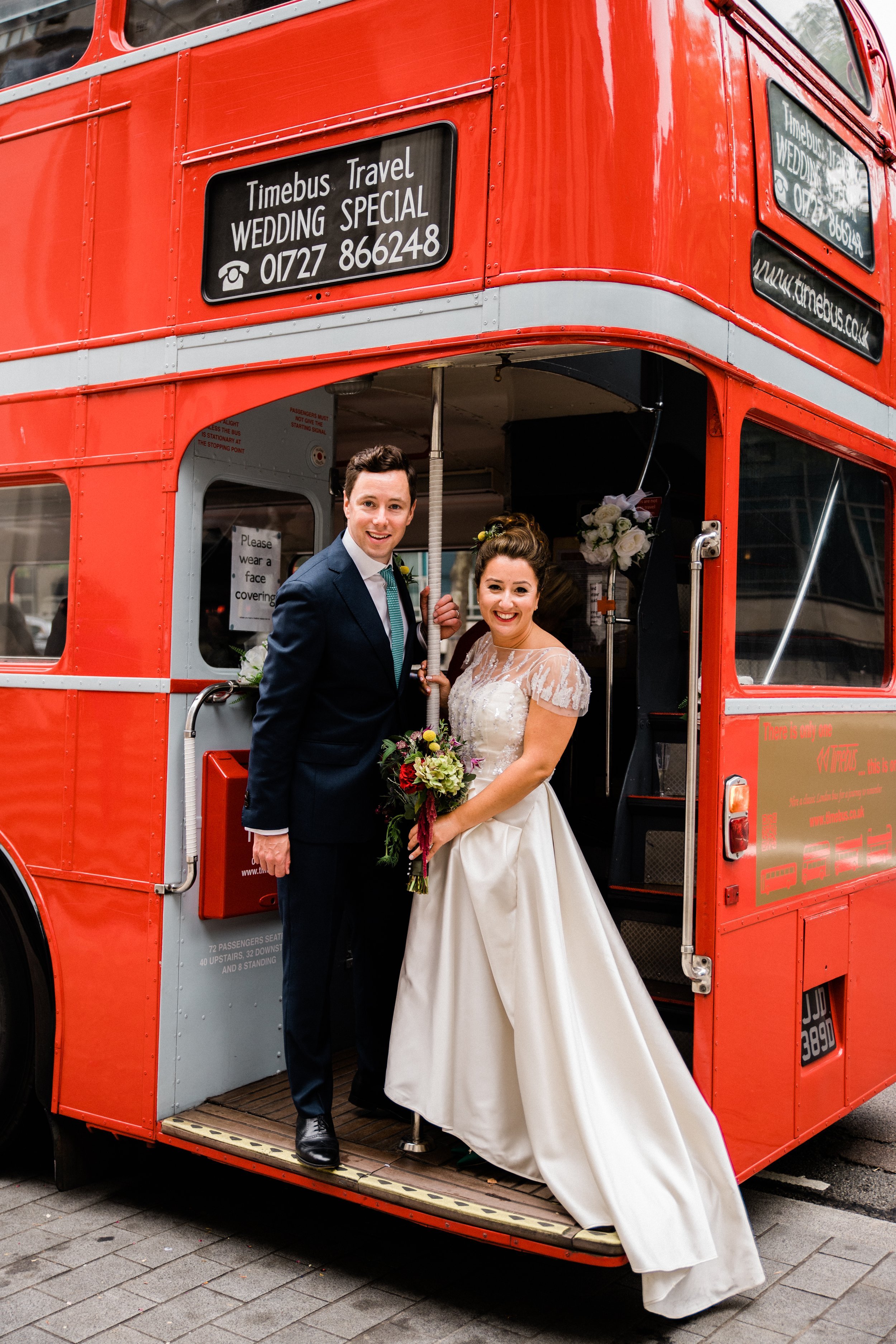 Beautiful bride Julia wears the Georgie skirt with the Aspen top by Halfpenny London