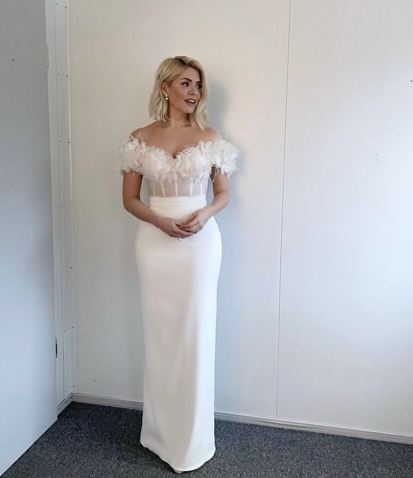 The making of Holly Willoughby's bespoke corset for Dancing on Ice | Halfpenny London