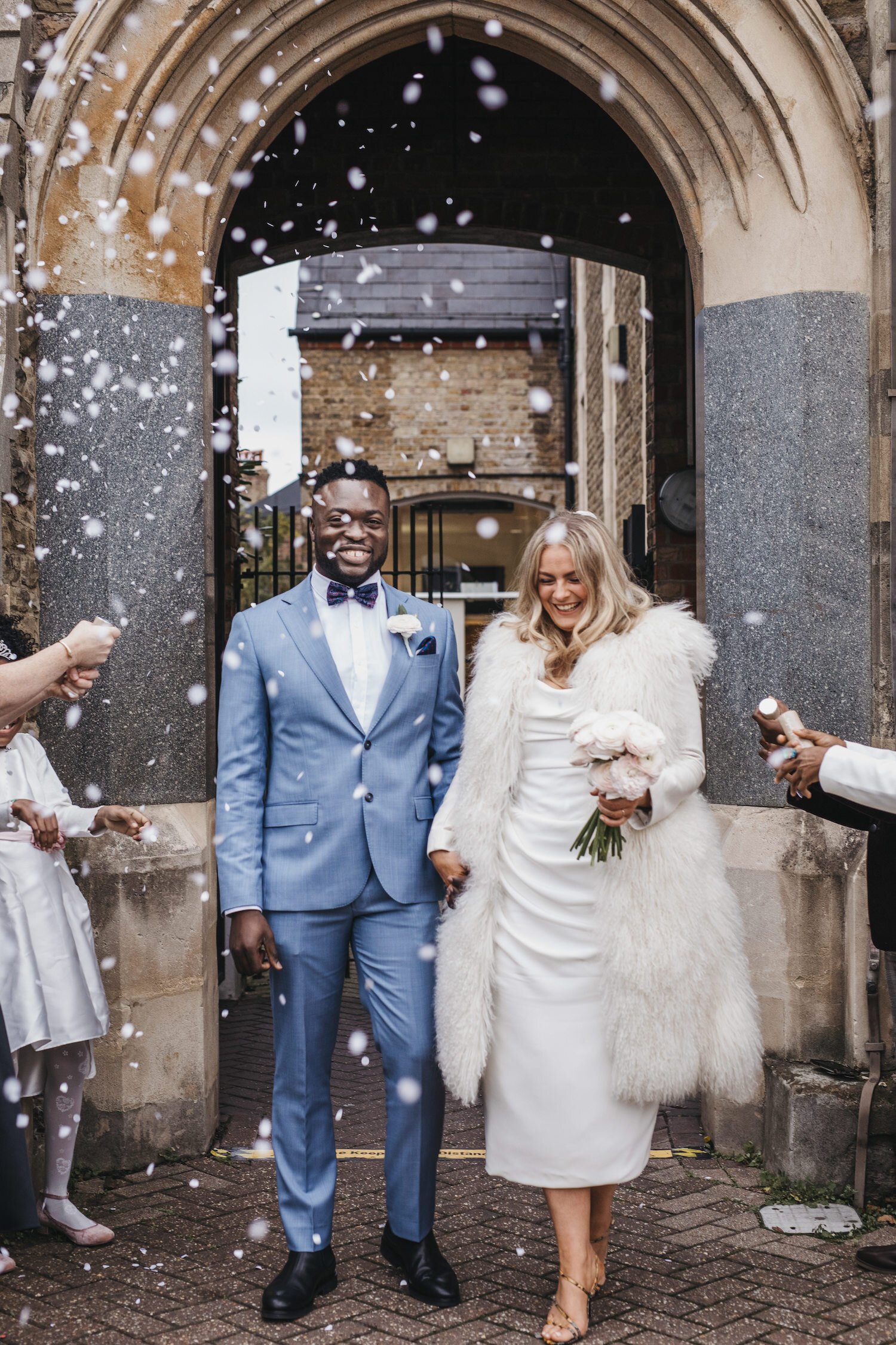 Halfpenny London MD Jessica ties the knot in a bespoke gown 