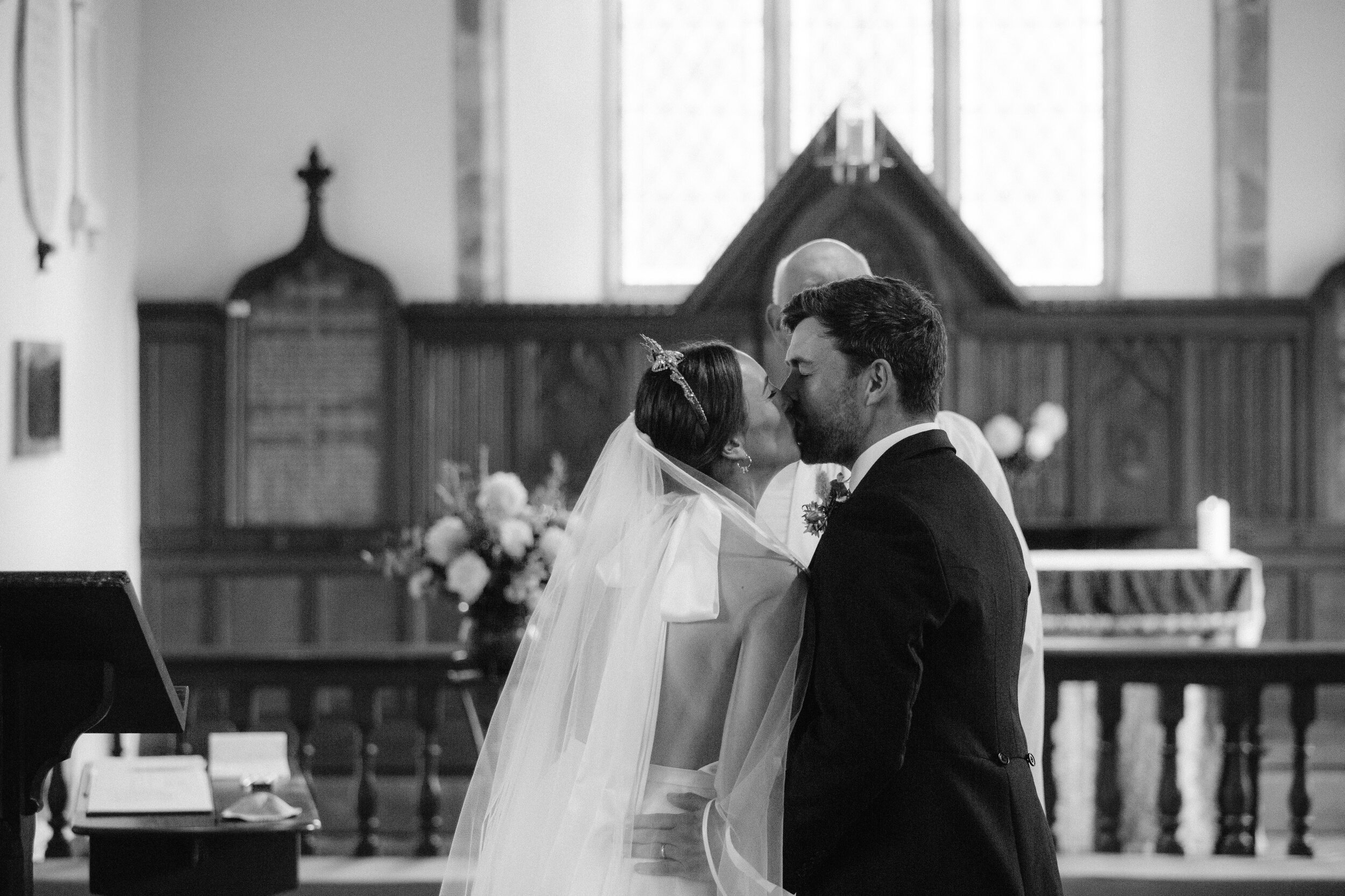 Beautiful bride Marina wore a wedding dress by Halfpenny London