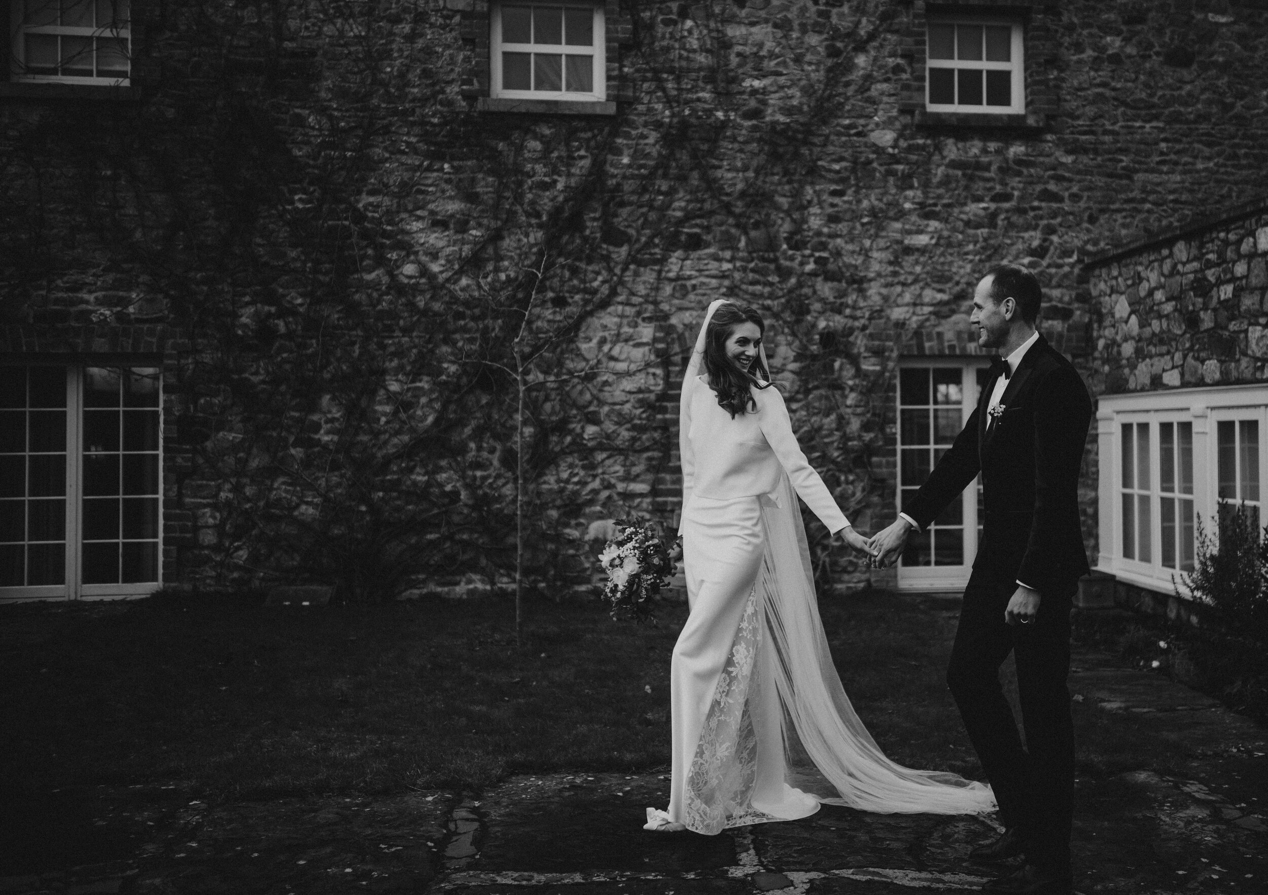 Beautiful bride Ali wore a wedding dress by Halfpenny London