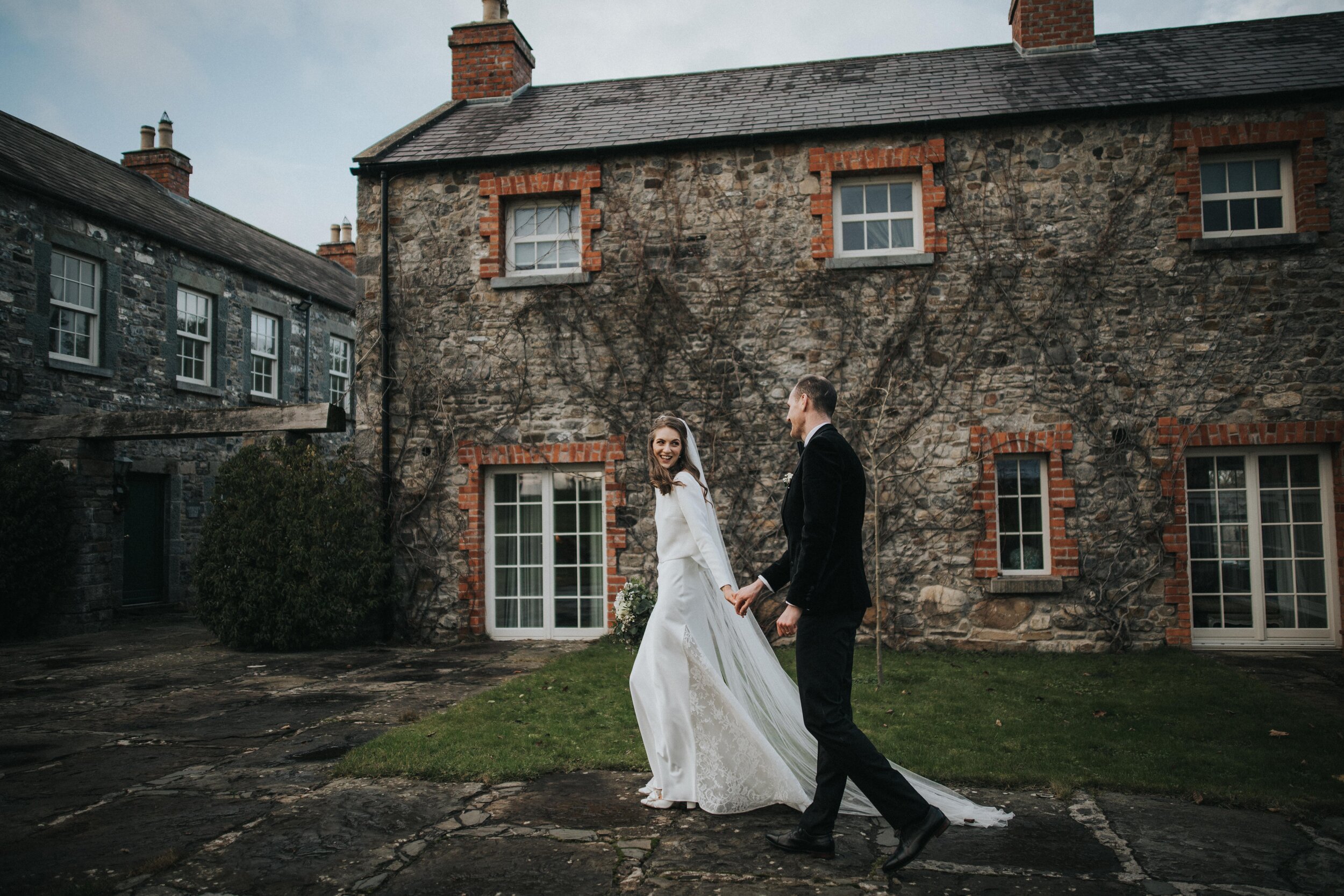 Beautiful bride Ali wore a wedding dress by Halfpenny London