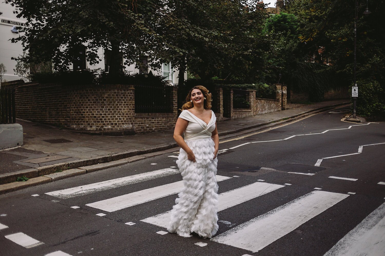 Styled shoot with a gorgeous, curvy model wearing Halfpenny London bridal separates | Photography by Wolf &amp;amp; Co. Photography, Model: Carmen Micheli, Hair and Make up by Abi Taylor Bride