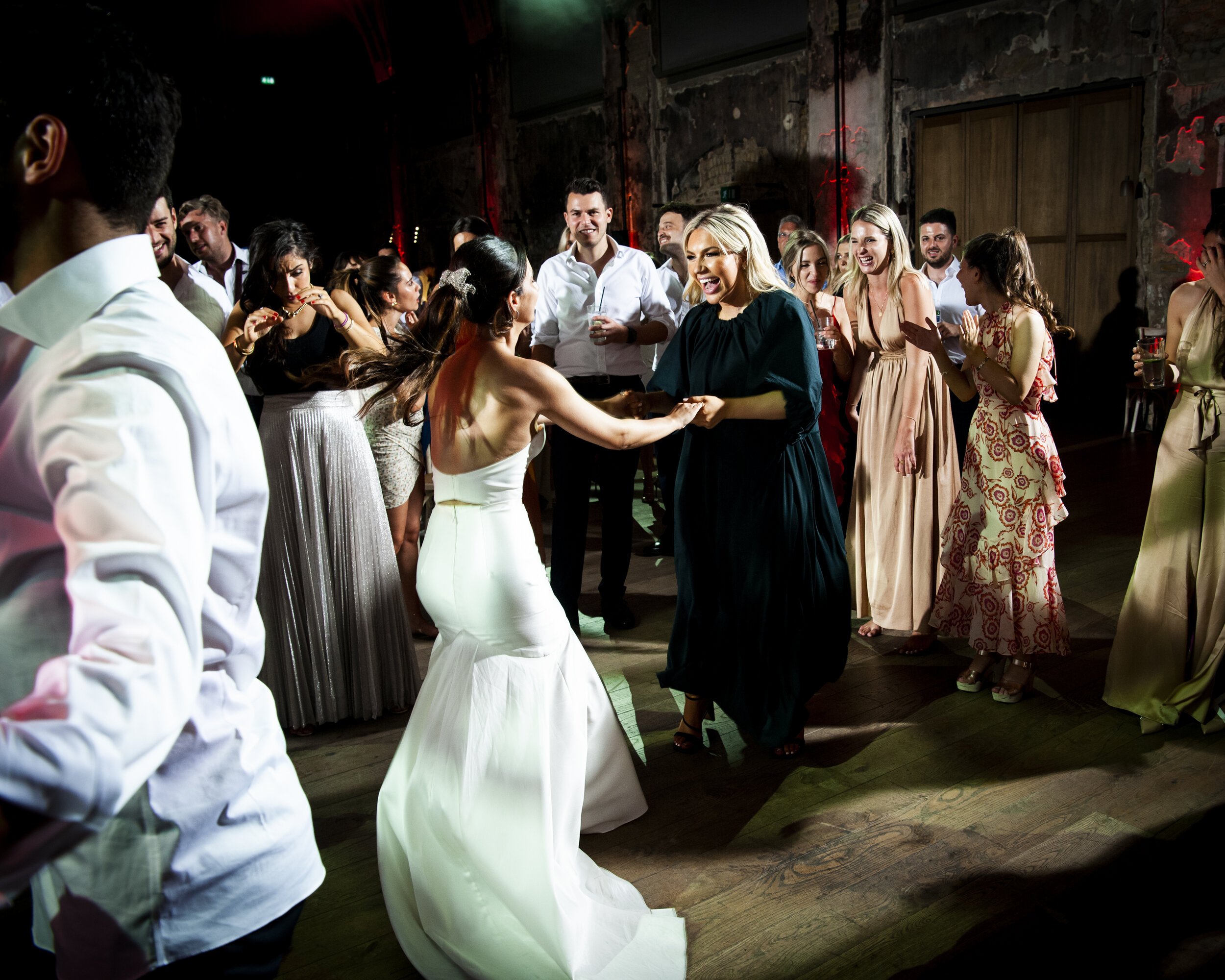 Beautiful bride Michaela wore a wedding dress by Halfpenny London