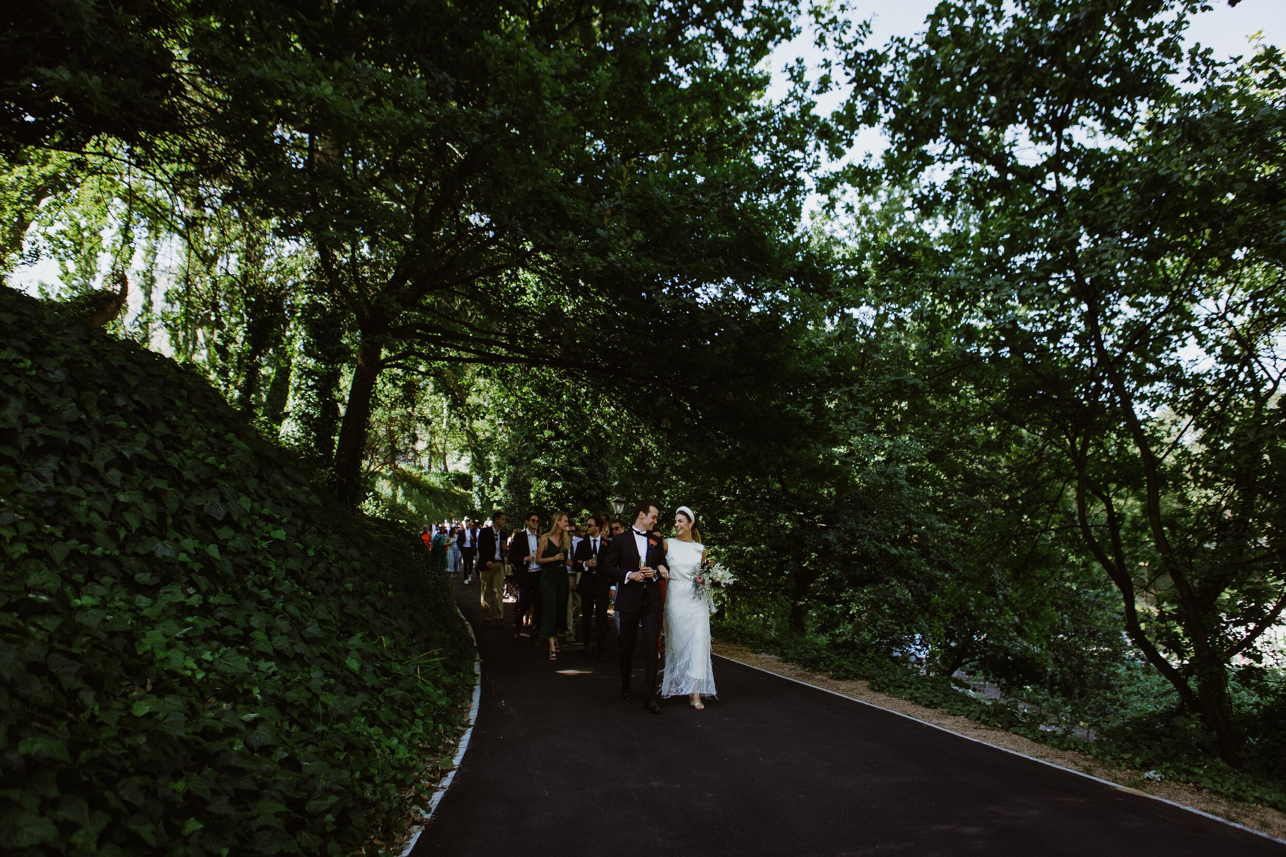 Beautiful bride Megan wore a wedding dress by Halfpenny London