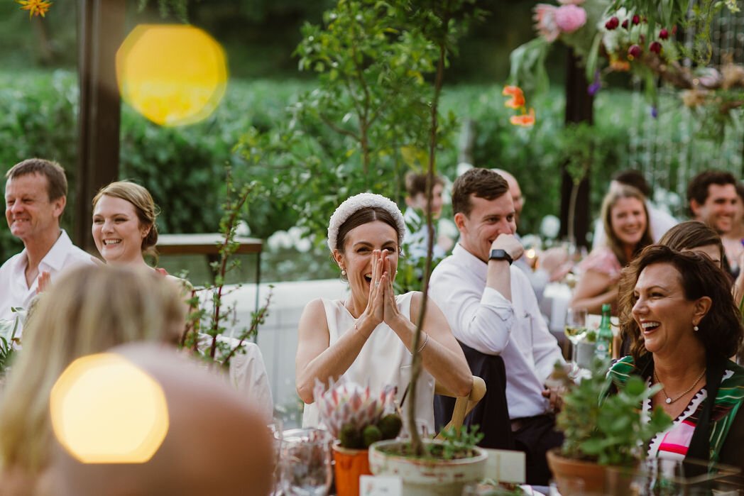 Beautiful bride Megan wore a wedding dress by Halfpenny London