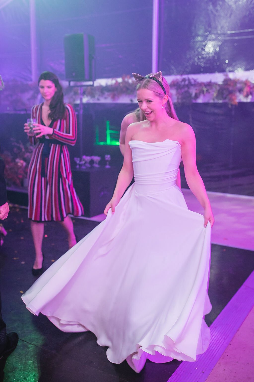 Beautiful bride Rosie wore the Charlotte wedding dress by Halfpenny London