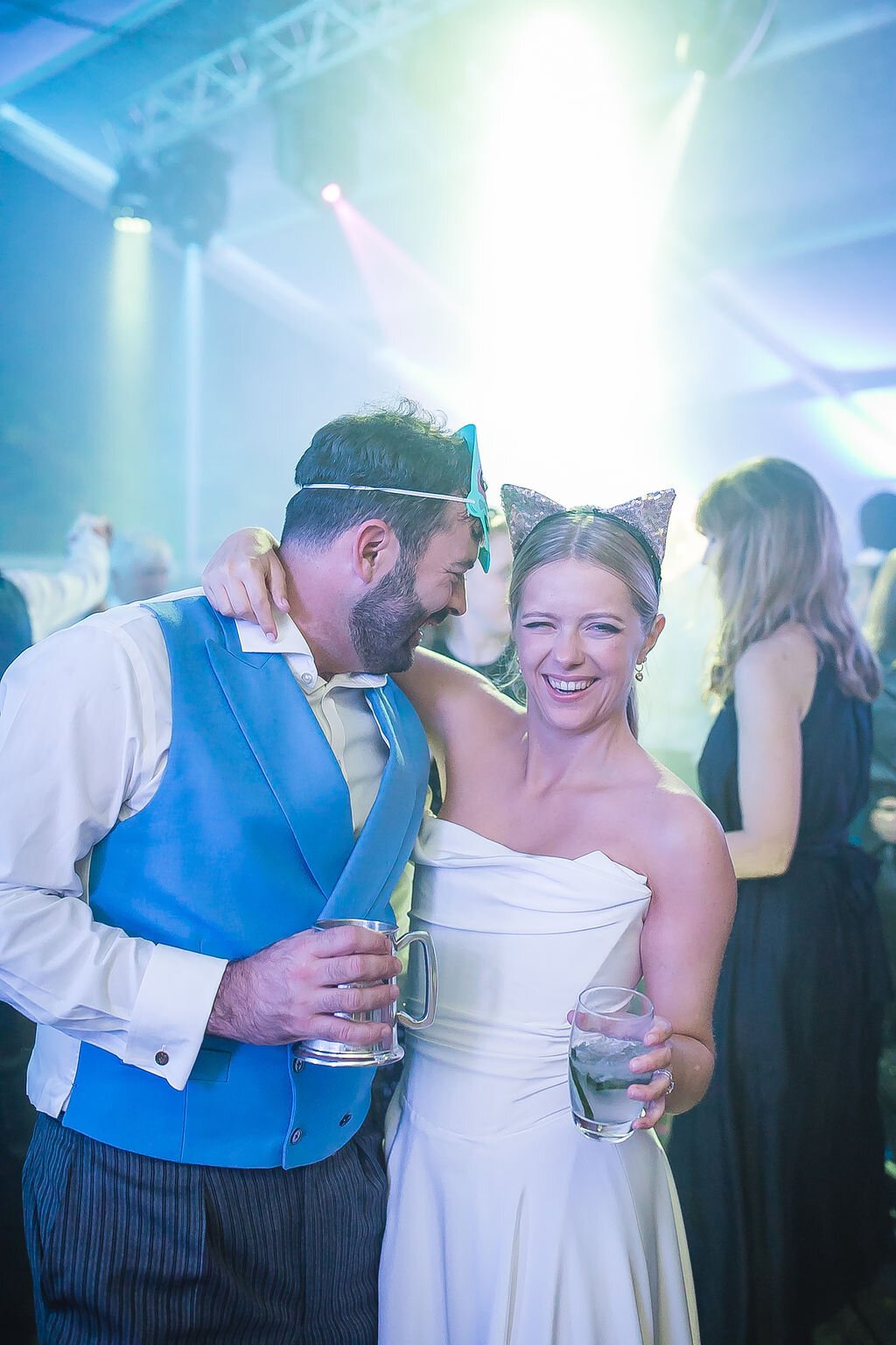 Beautiful bride Rosie wore the Charlotte wedding dress by Halfpenny London