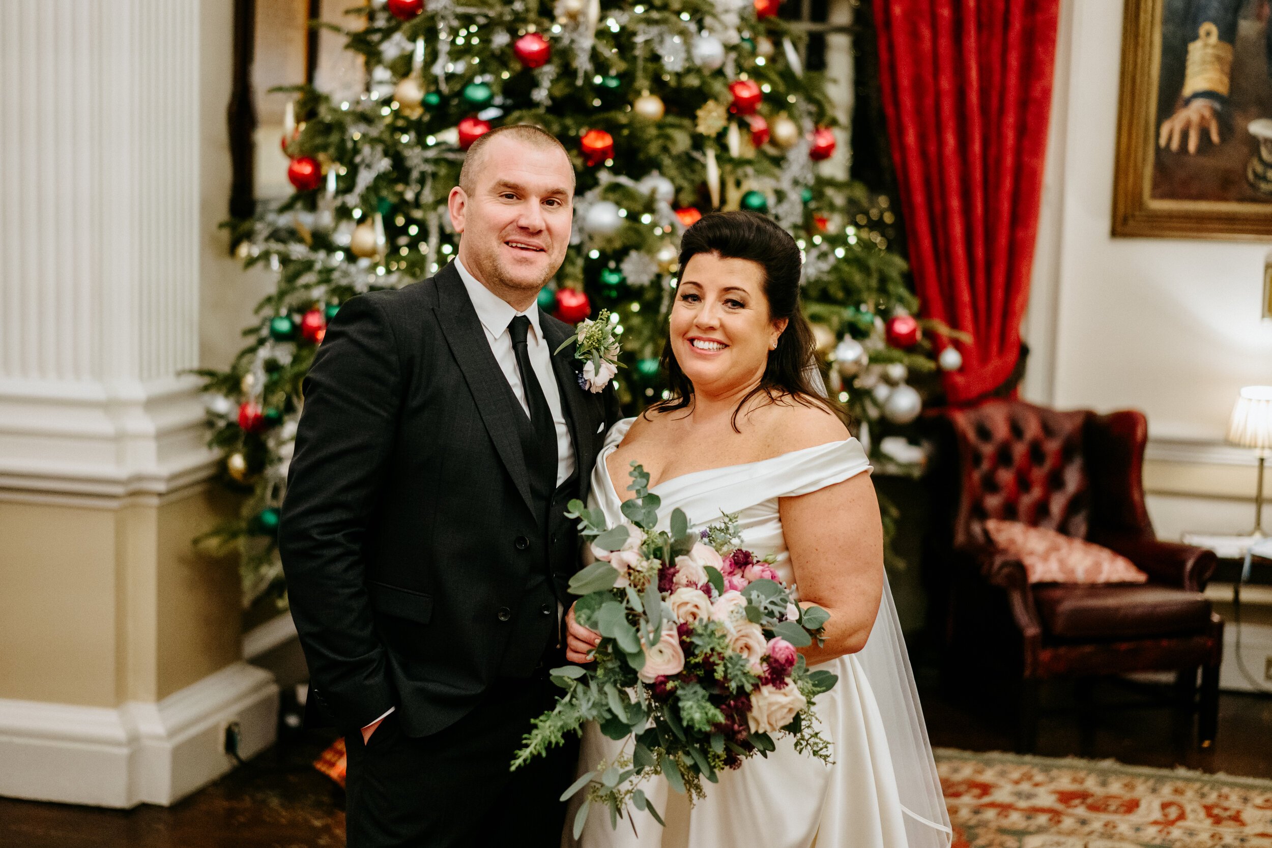Beautiful bride Louise wore a wedding dress by Halfpenny London
