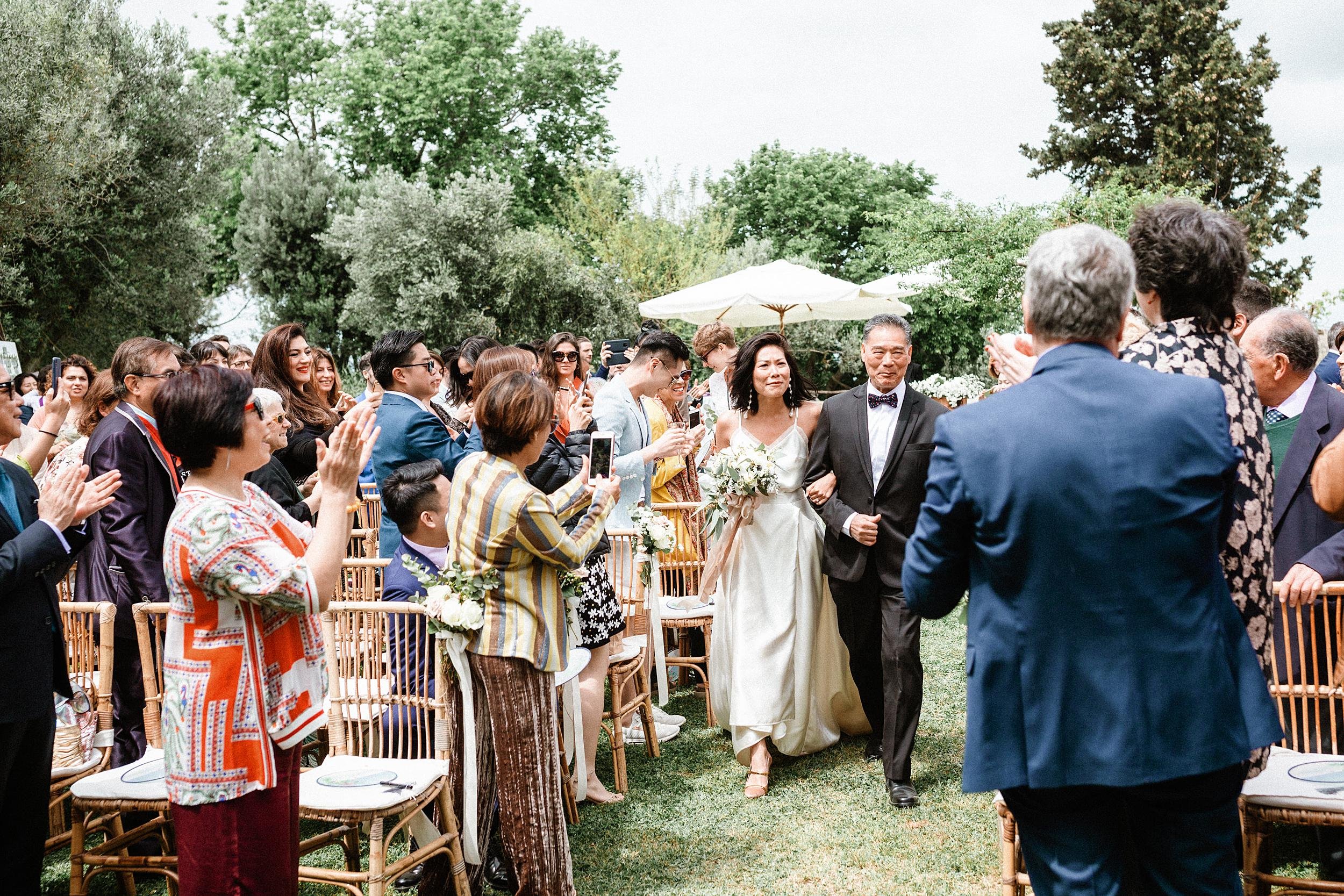 Beautiful bride Cindy wore a wedding dress by Halfpenny London