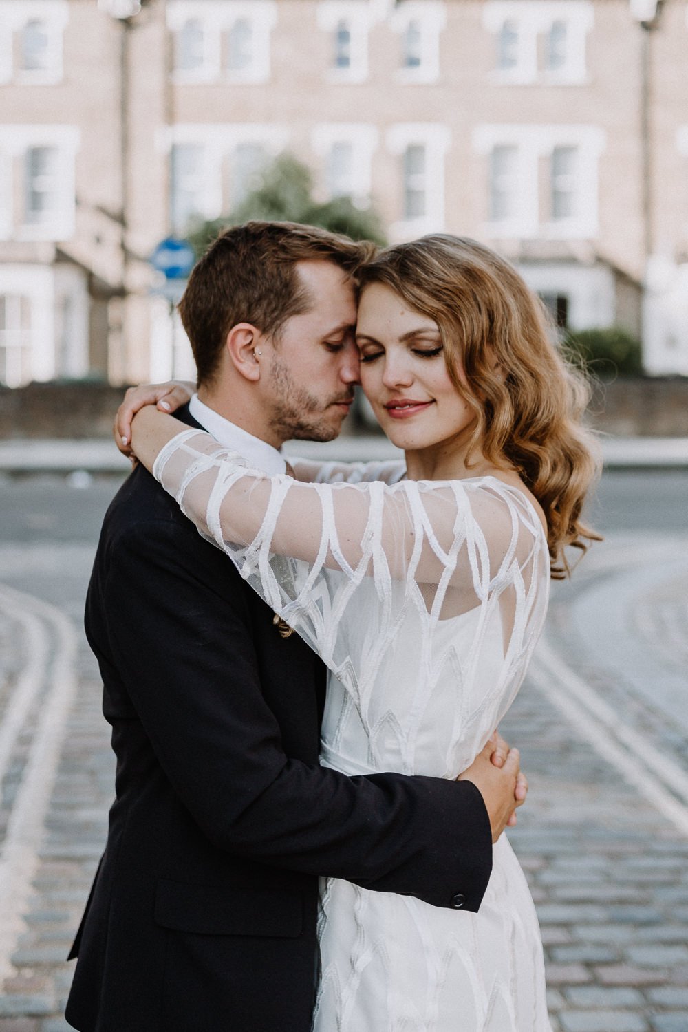 Beautiful bride Chloe wore a wedding dress by Halfpenny London | Image by Caitlin and Jones (http://www.caitlinandjones.co.uk/)