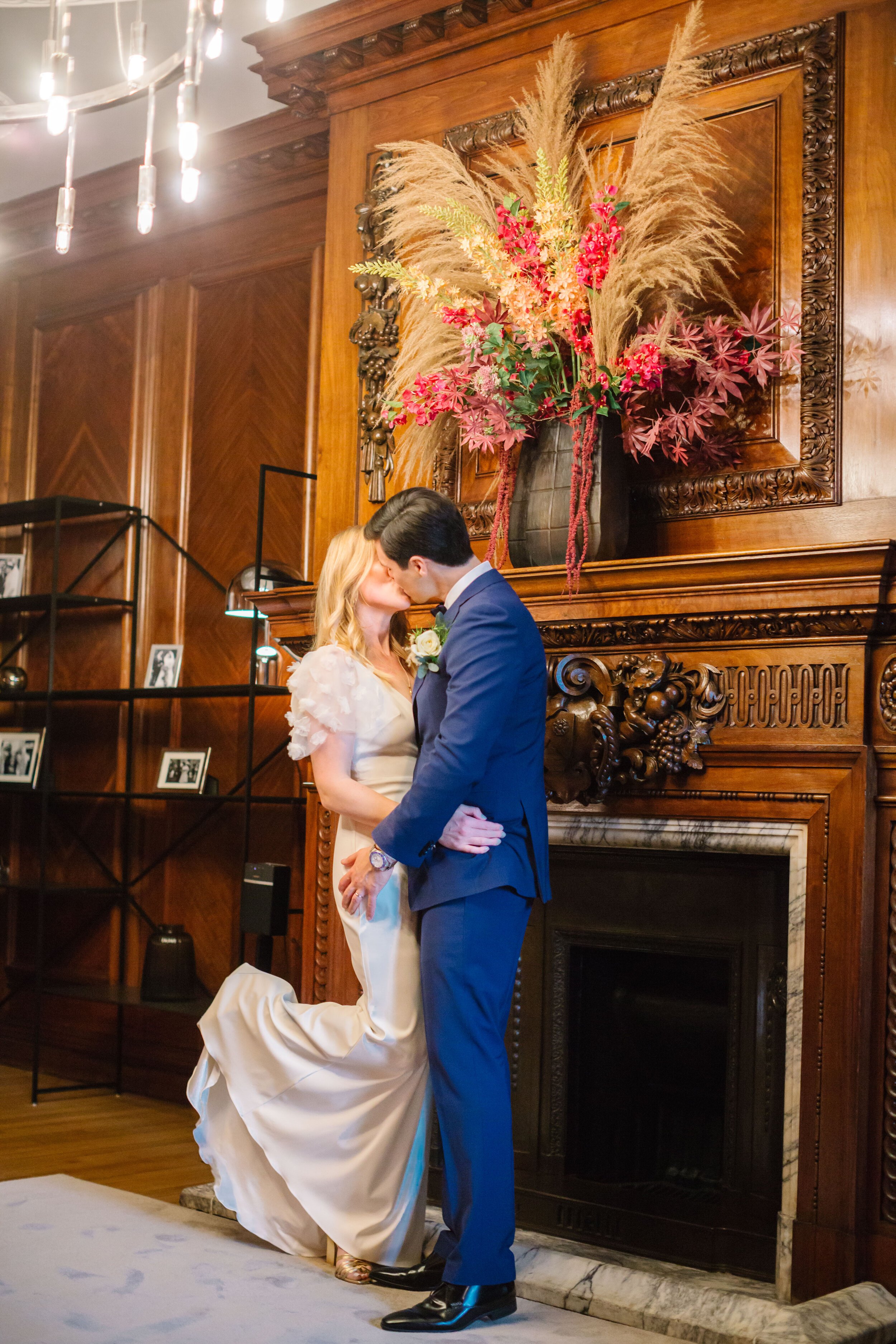 Beautiful bride Antonia wears the Sulaman dress from Halfpenny London