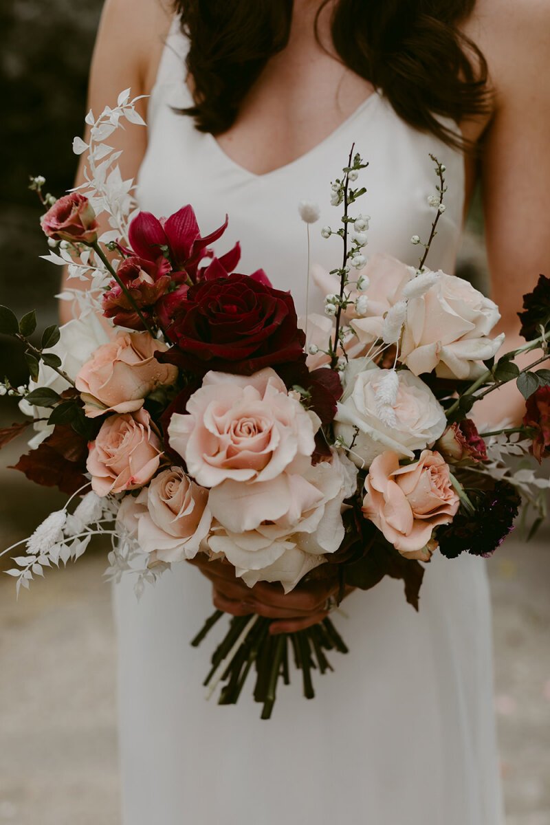 Beautiful bride Laura wears the Lily skirt skirt from British bridal designer Halfpenny London