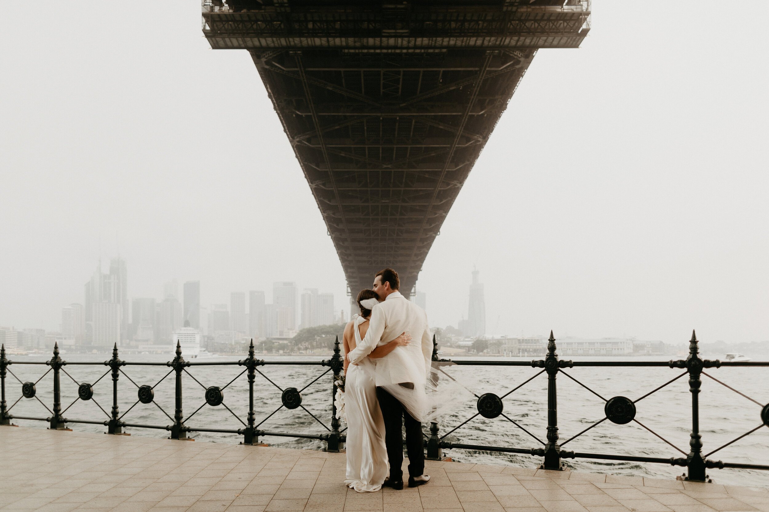 Beautiful bride Katie wears the Cheryl dress from Halfpenny London