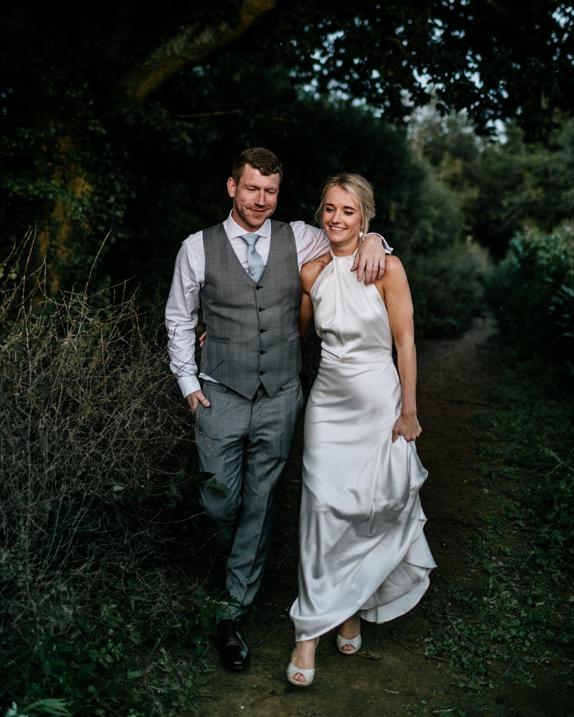 Beautiful bride Lucy wore the Cheryl wedding dress by Halfpenny London